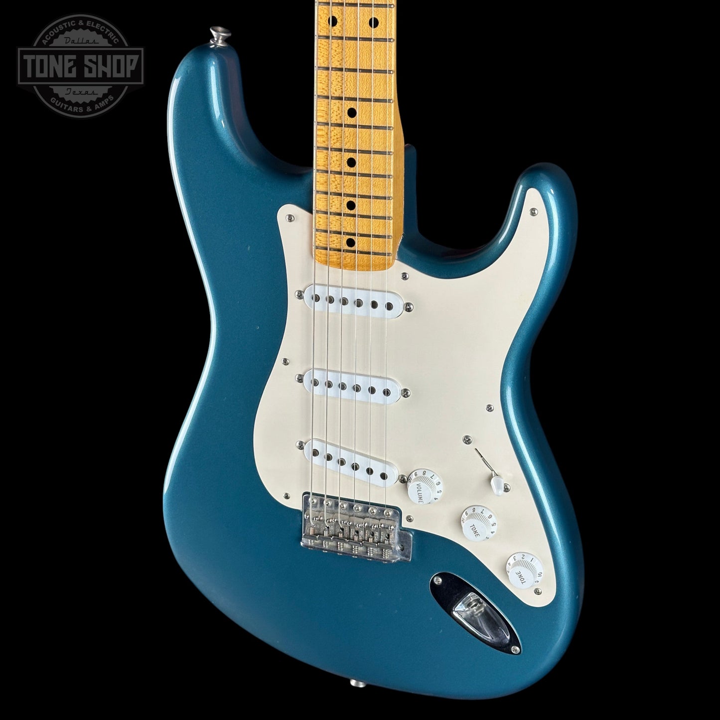 Used 2010 Fender Custom Shop Greg Fessler Masterbuilt 50s Closet Classic Strat Lake Placid Blue w/case TSU24733