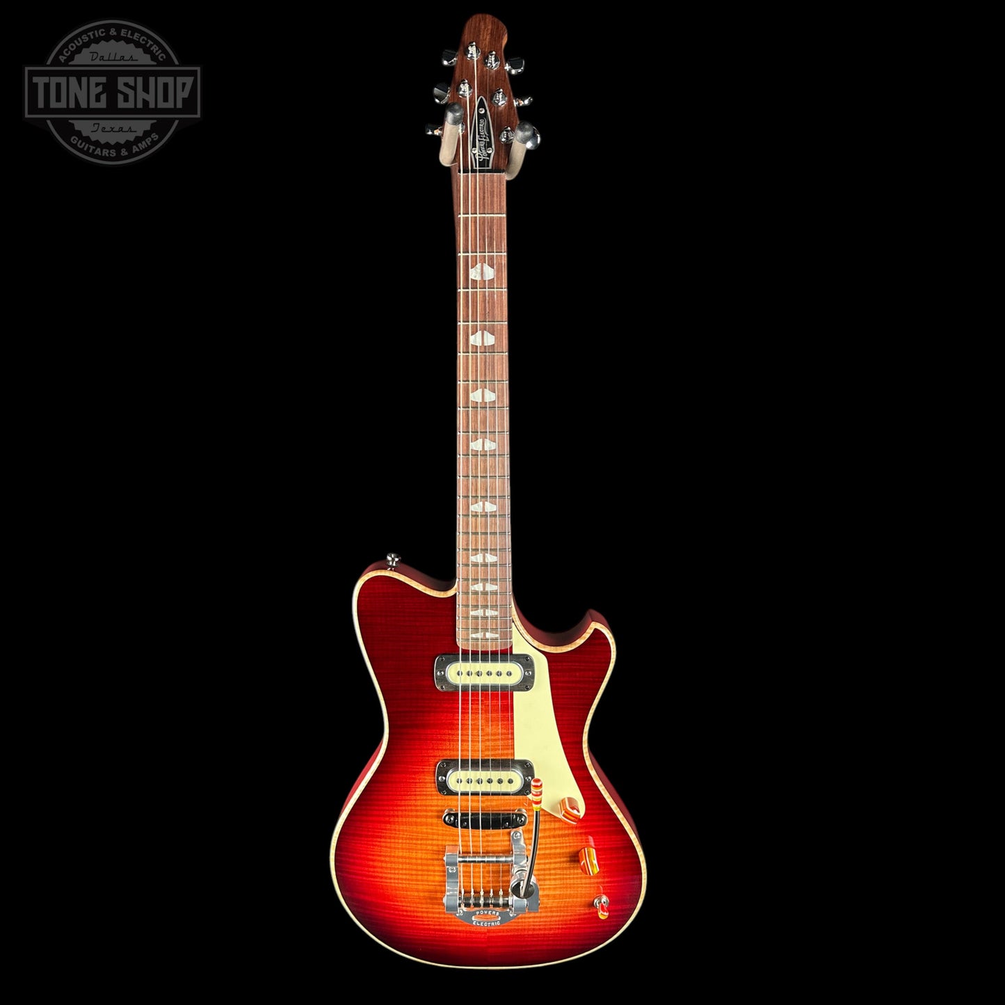Powers Electric A-Type Select Washed Cherry / Garnet Red w/softcase B467