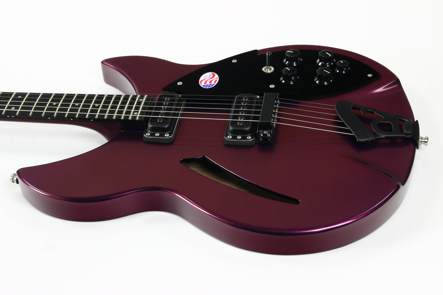 2021 Rickenbacker Limited Edition 330 Midnight Purple w Black Trim