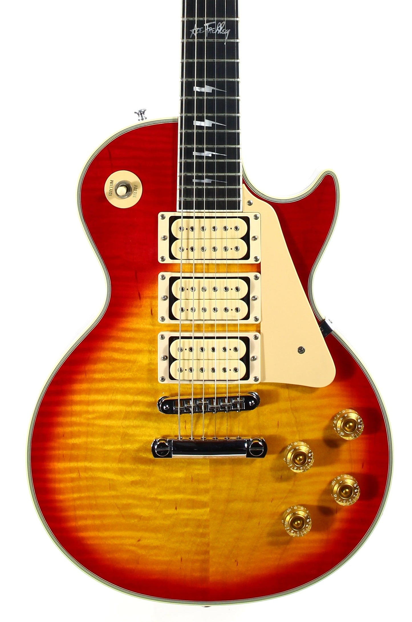 FIRST YEAR 1997 Gibson Ace Frehley Signature Les Paul Custom - SIGNED Kiss Backstage Pass, Show Tickets COLLECTORS!