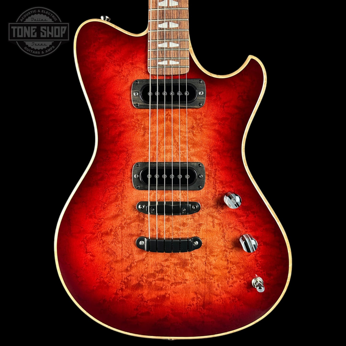 Powers Electric A-Type Select Limited Birdseye Lava Burst PF42 Hardtail w/softcase B371