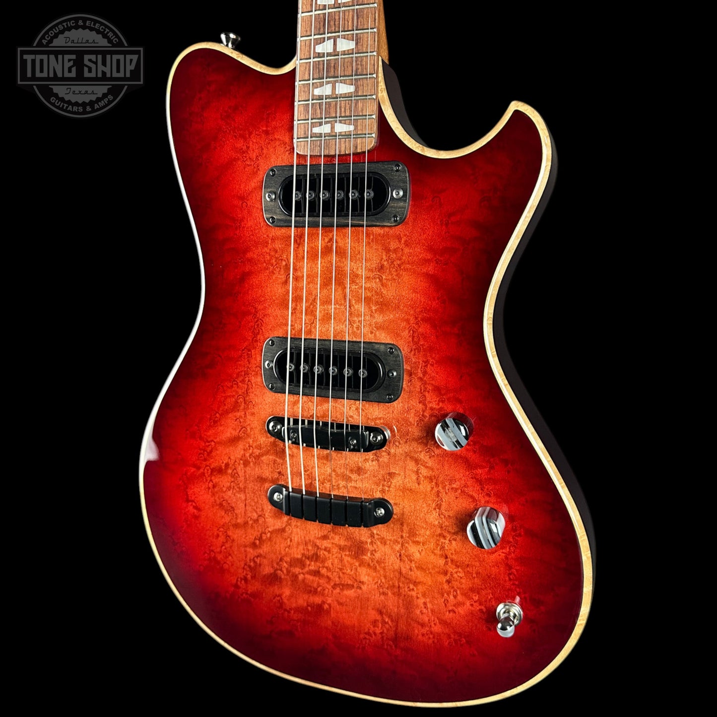 Powers Electric A-Type Select Limited Birdseye Lava Burst PF42 Hardtail w/softcase B371