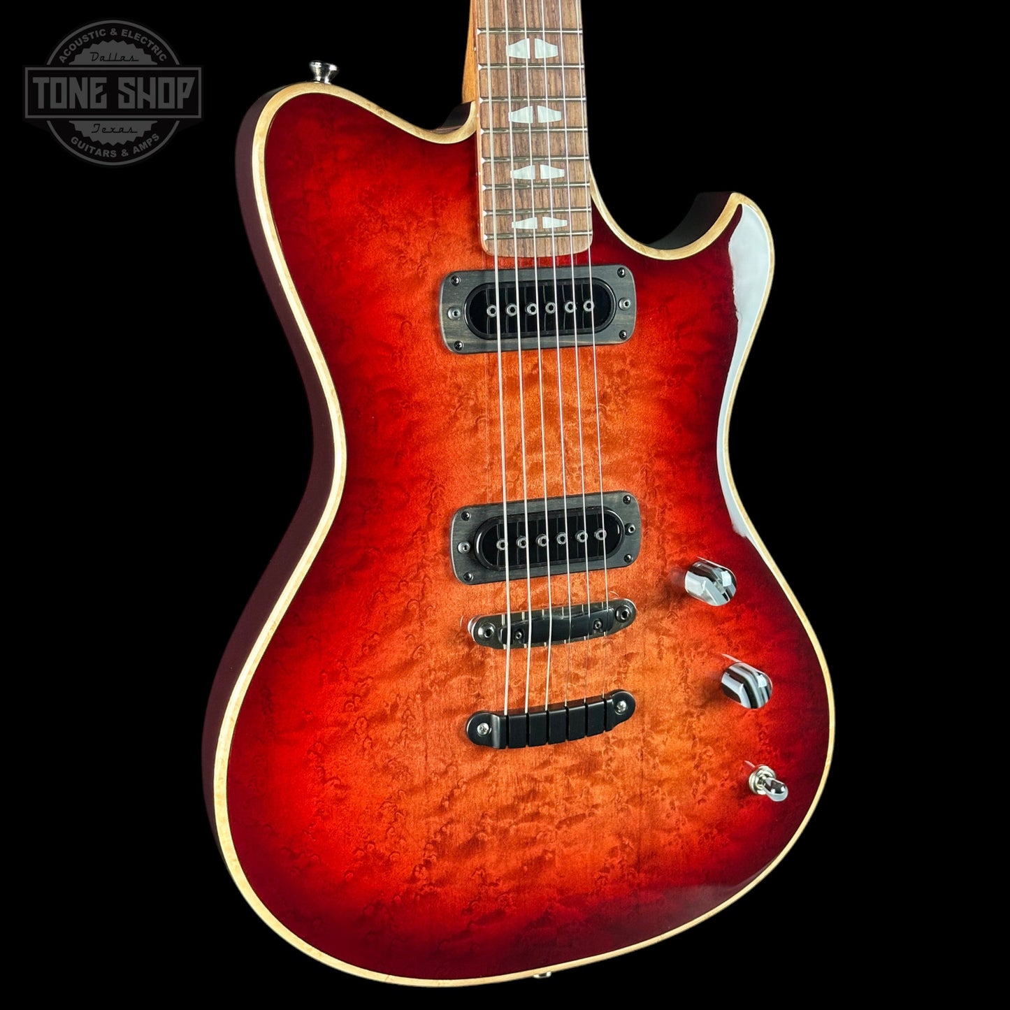 Powers Electric A-Type Select Limited Birdseye Lava Burst PF42 Hardtail w/softcase B371