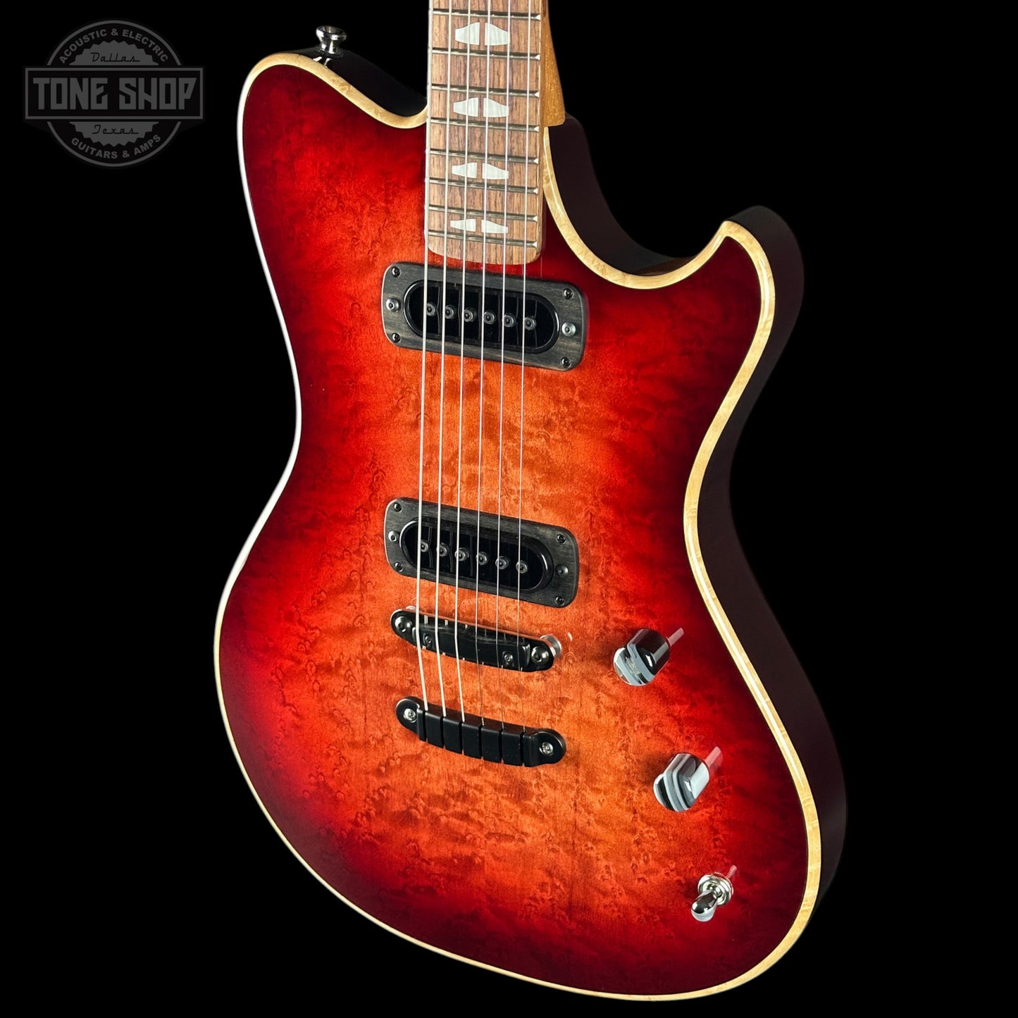 Powers Electric A-Type Select Limited Birdseye Lava Burst PF42 Hardtail w/softcase B371