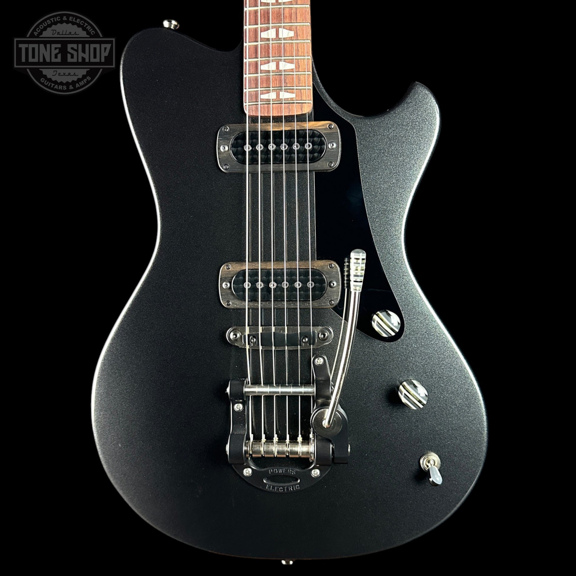 Powers Electric A-Type Graphite Metallic FF42 w/softcase B360