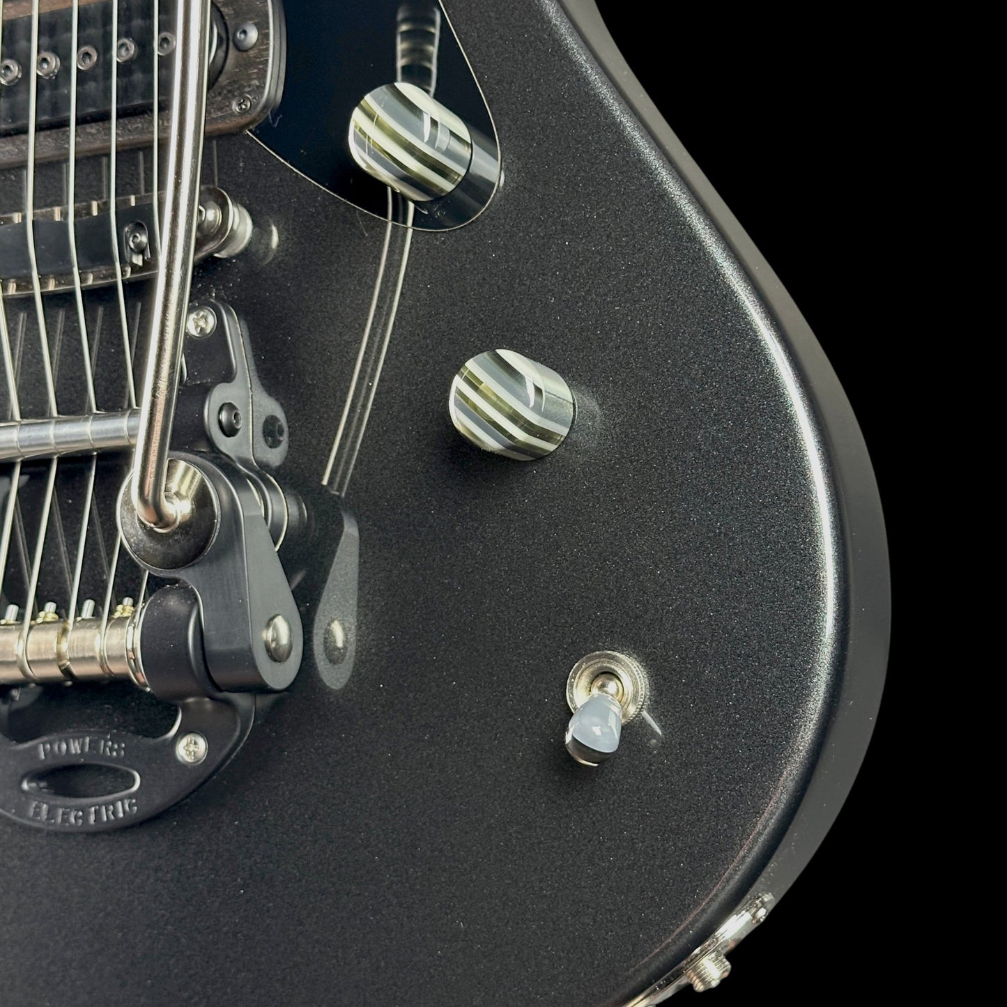 Powers Electric A-Type Graphite Metallic FF42 w/softcase B360