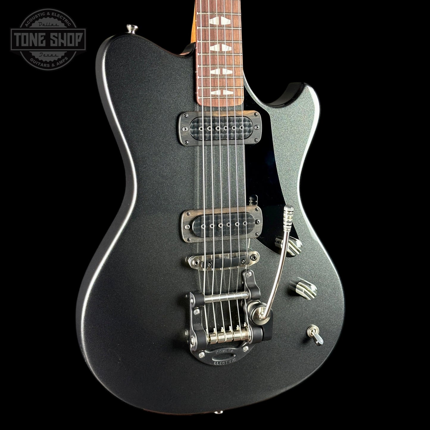Powers Electric A-Type Graphite Metallic FF42 w/softcase B360