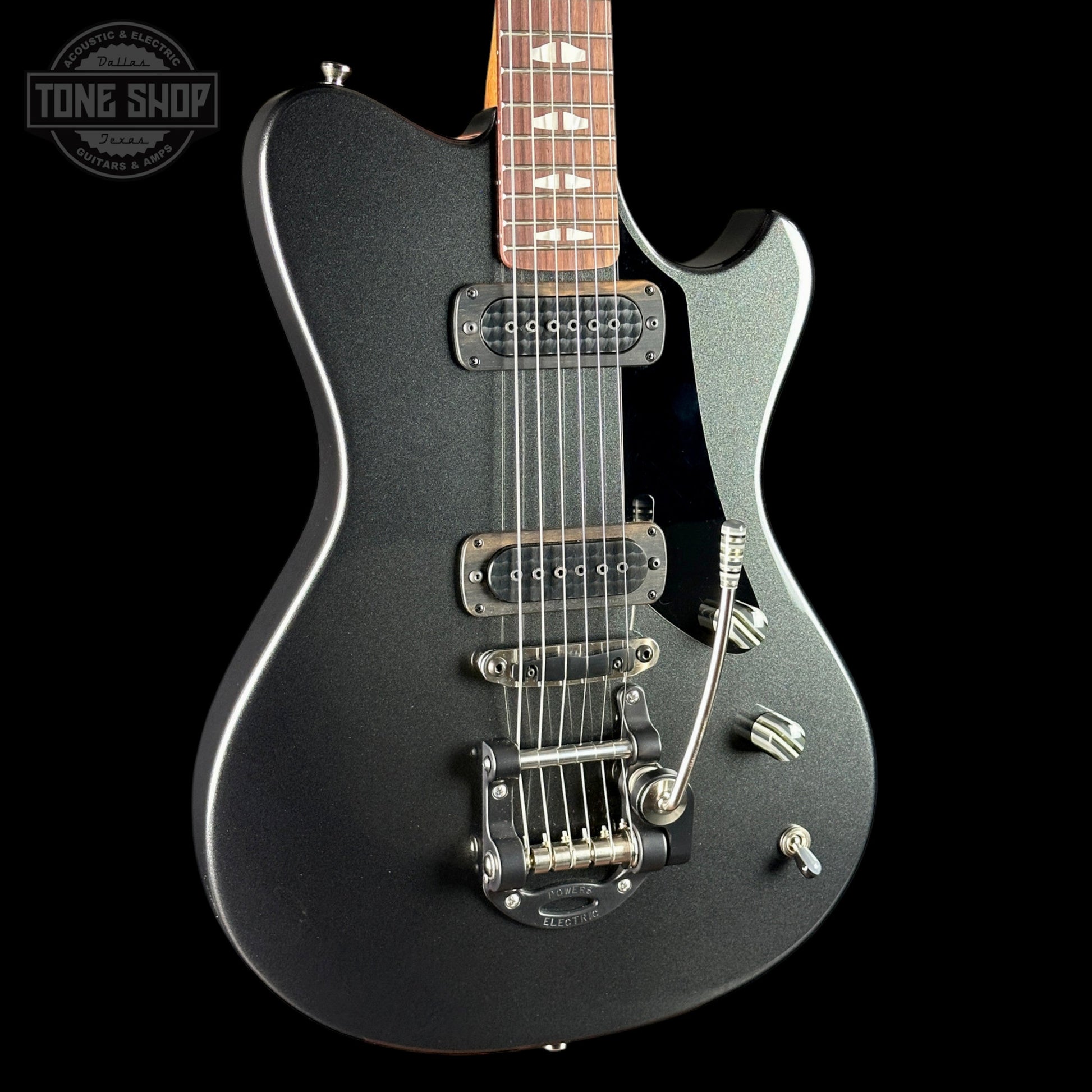 Powers Electric A-Type Graphite Metallic FF42 w/softcase B360