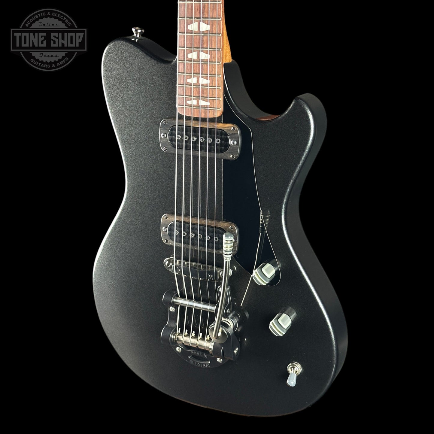 Powers Electric A-Type Graphite Metallic FF42 w/softcase B360