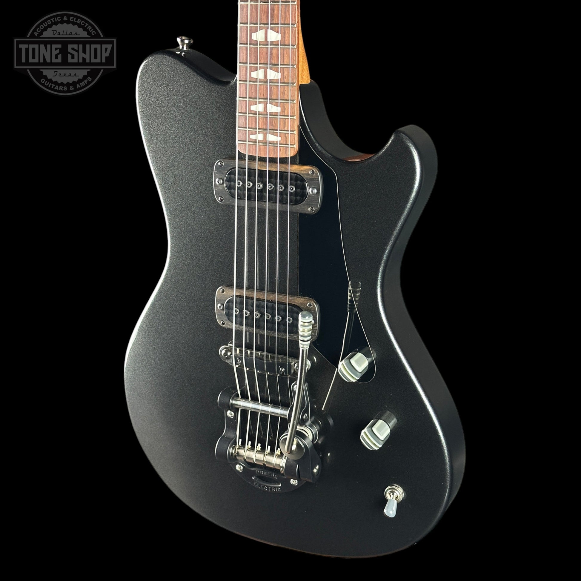 Powers Electric A-Type Graphite Metallic FF42 w/softcase B360
