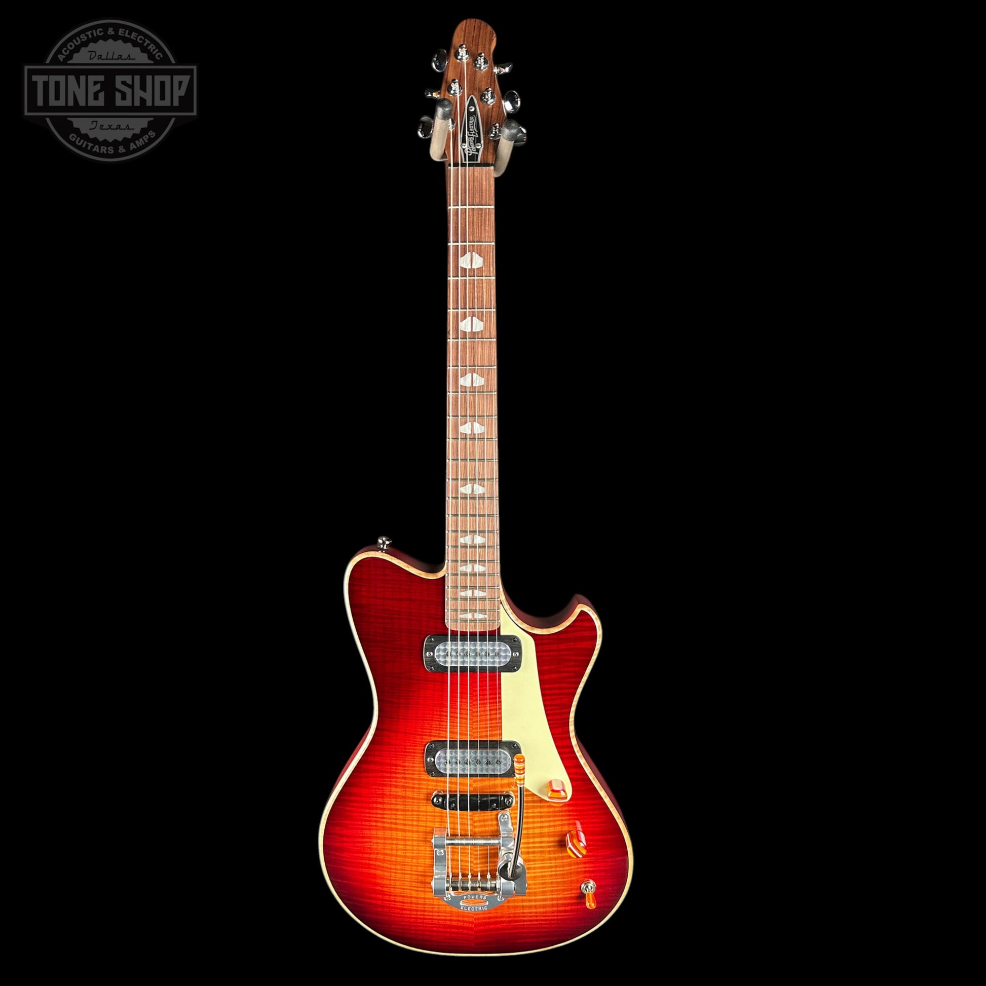 Powers Electric A-Type Select Washed Cherry / Garnet Red w/softcase B468