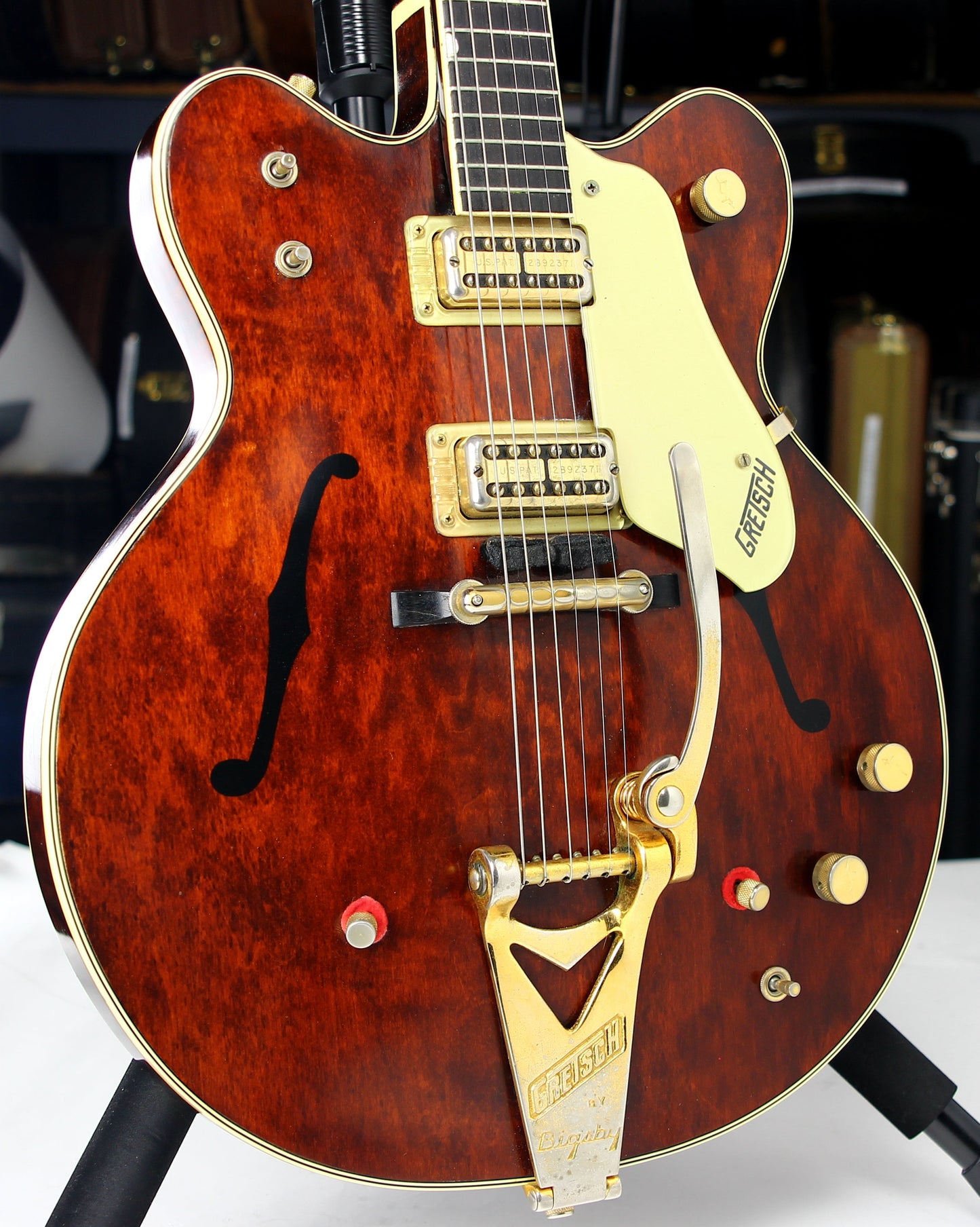 1962 Gretsch 6122 Country Gentleman Chet Atkins - Exact George Harrison Beatles Specs! Double Red Felt Mutes!