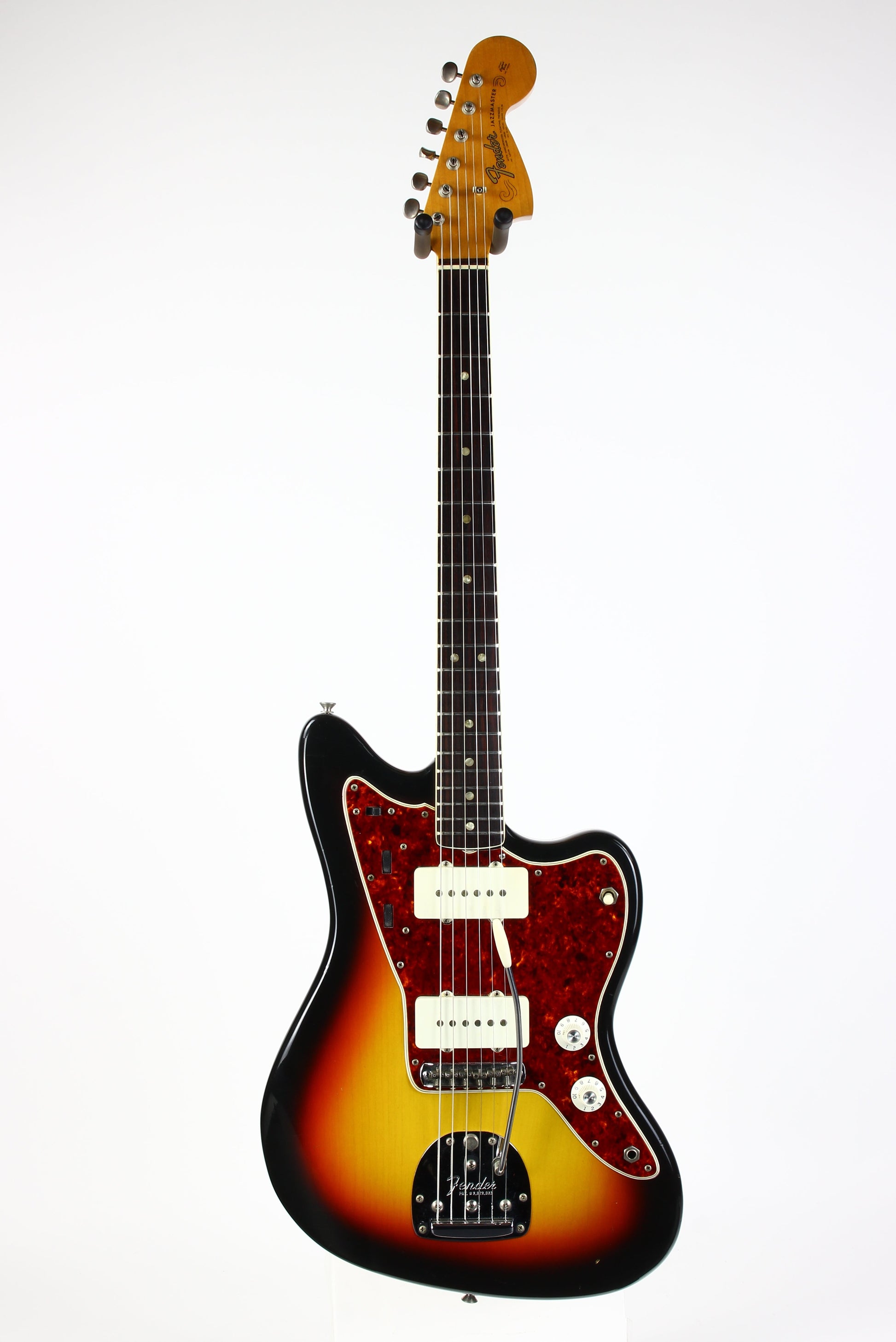 1966 Fender Jazzmaster Sunburst w Original Case CLEAN Vintage Guitar Dots and Bound!