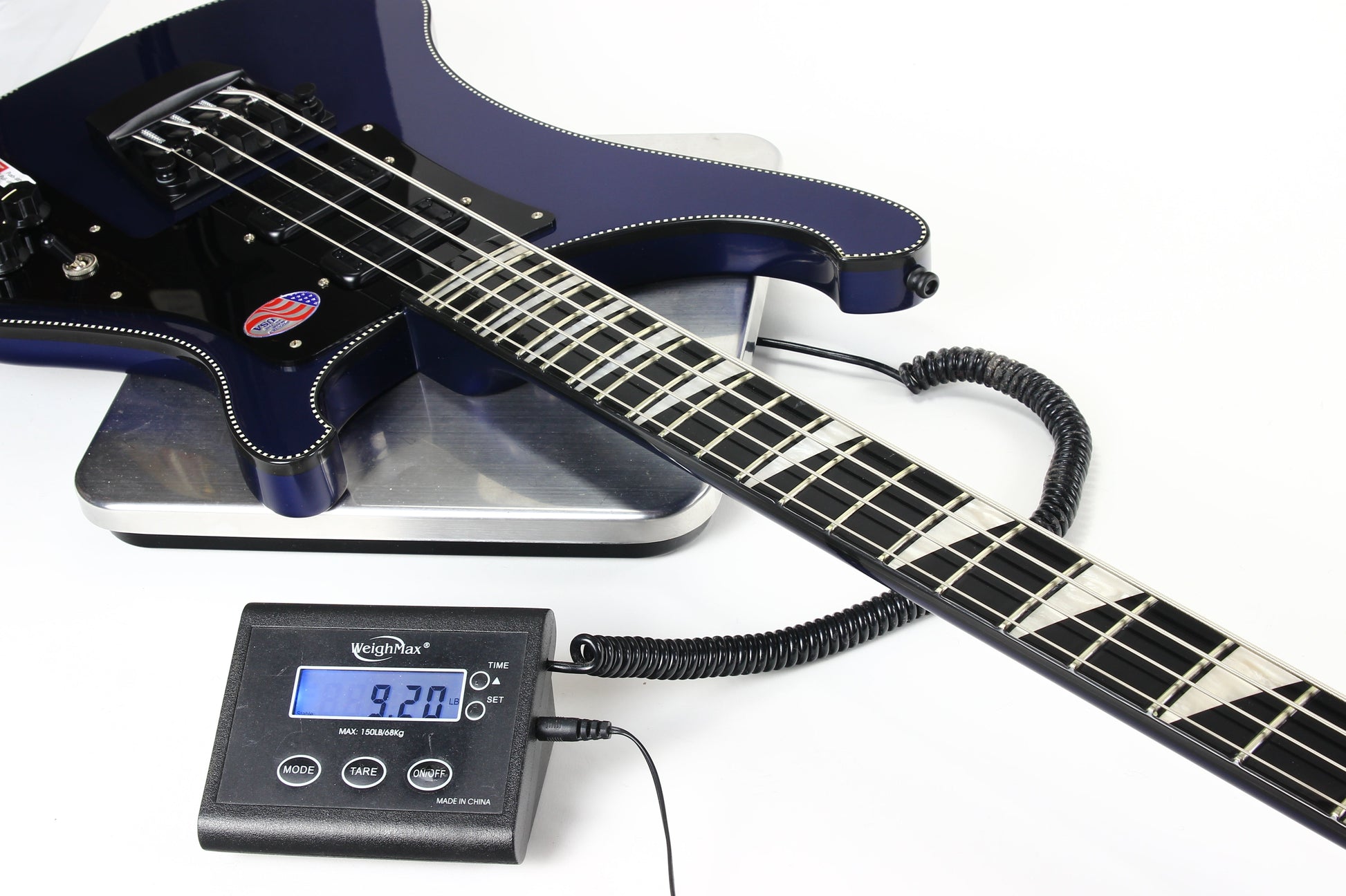 2022 Rickenbacker 4030 Short Scale Bass Midnight Blue Checkerboard Binding CB 4003