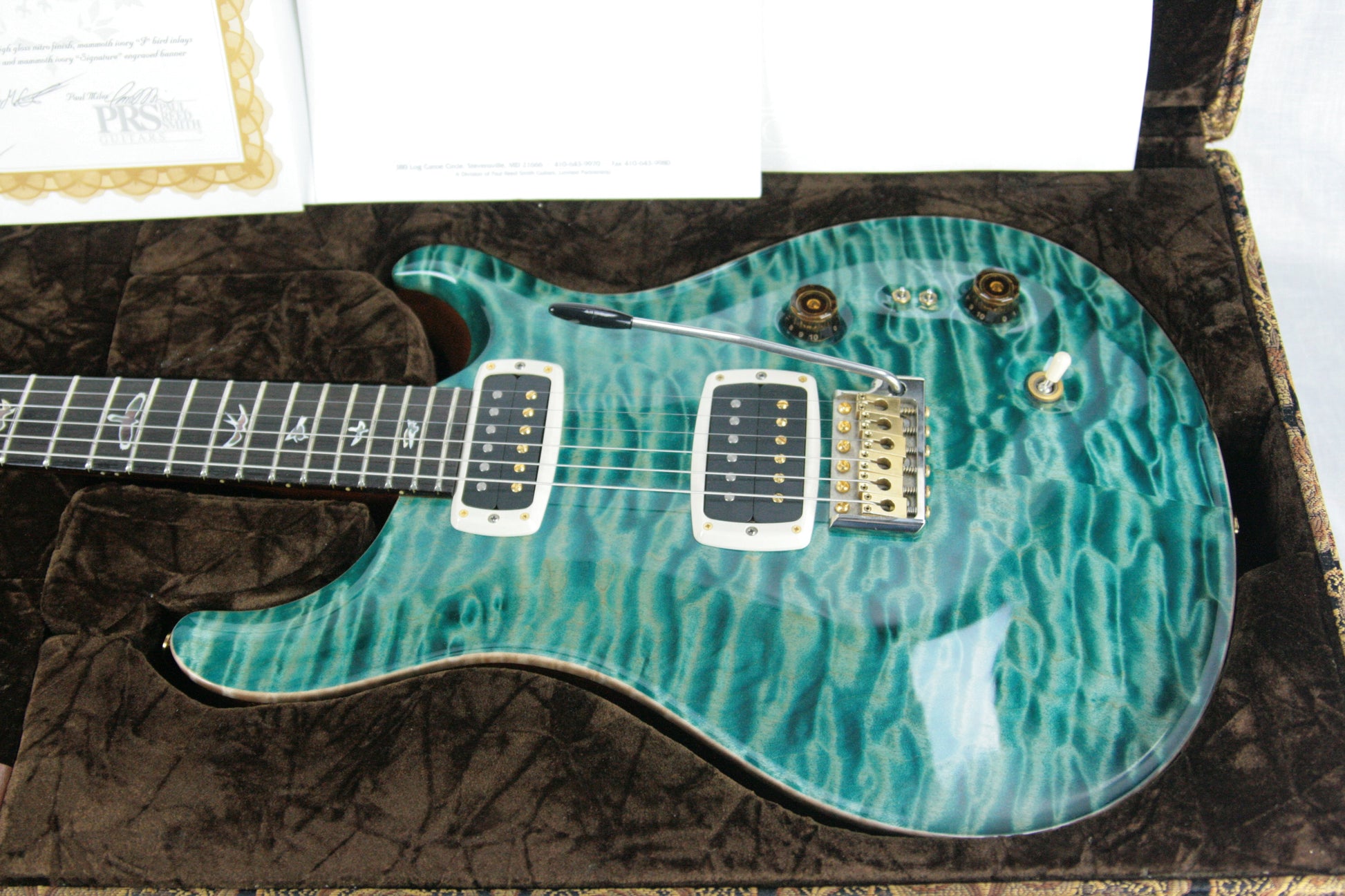 2011 PRS Signature Limited Run PRIVATE STOCK! Paul Reed Smith INCREDIBLE TOP!