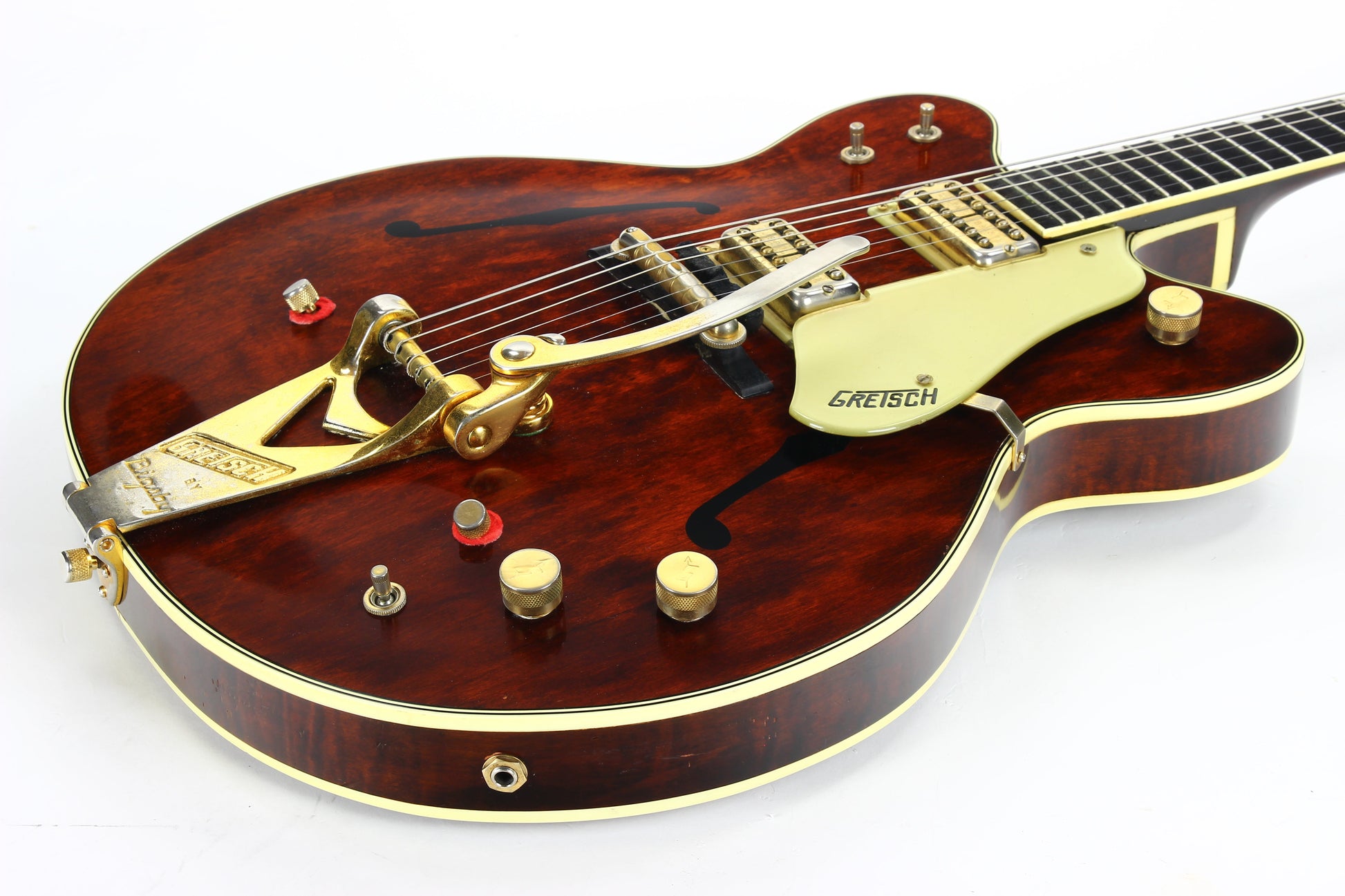 1962 Gretsch 6122 Country Gentleman Chet Atkins - Exact George Harrison Beatles Specs! Double Red Felt Mutes!