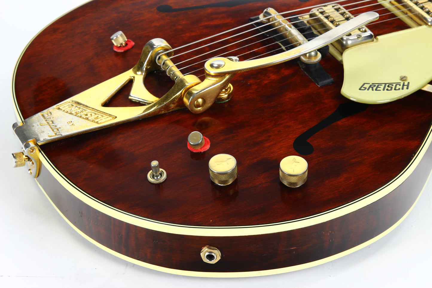 1962 Gretsch 6122 Country Gentleman Chet Atkins - Exact George Harrison Beatles Specs! Double Red Felt Mutes!