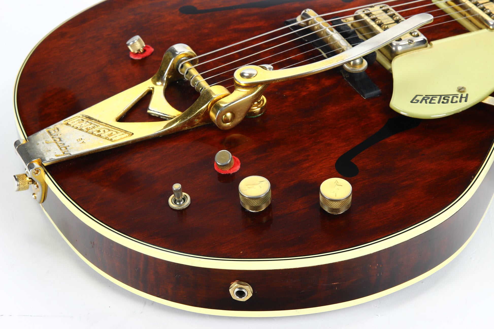 1962 Gretsch 6122 Country Gentleman Chet Atkins - Exact George Harrison Beatles Specs! Double Red Felt Mutes!