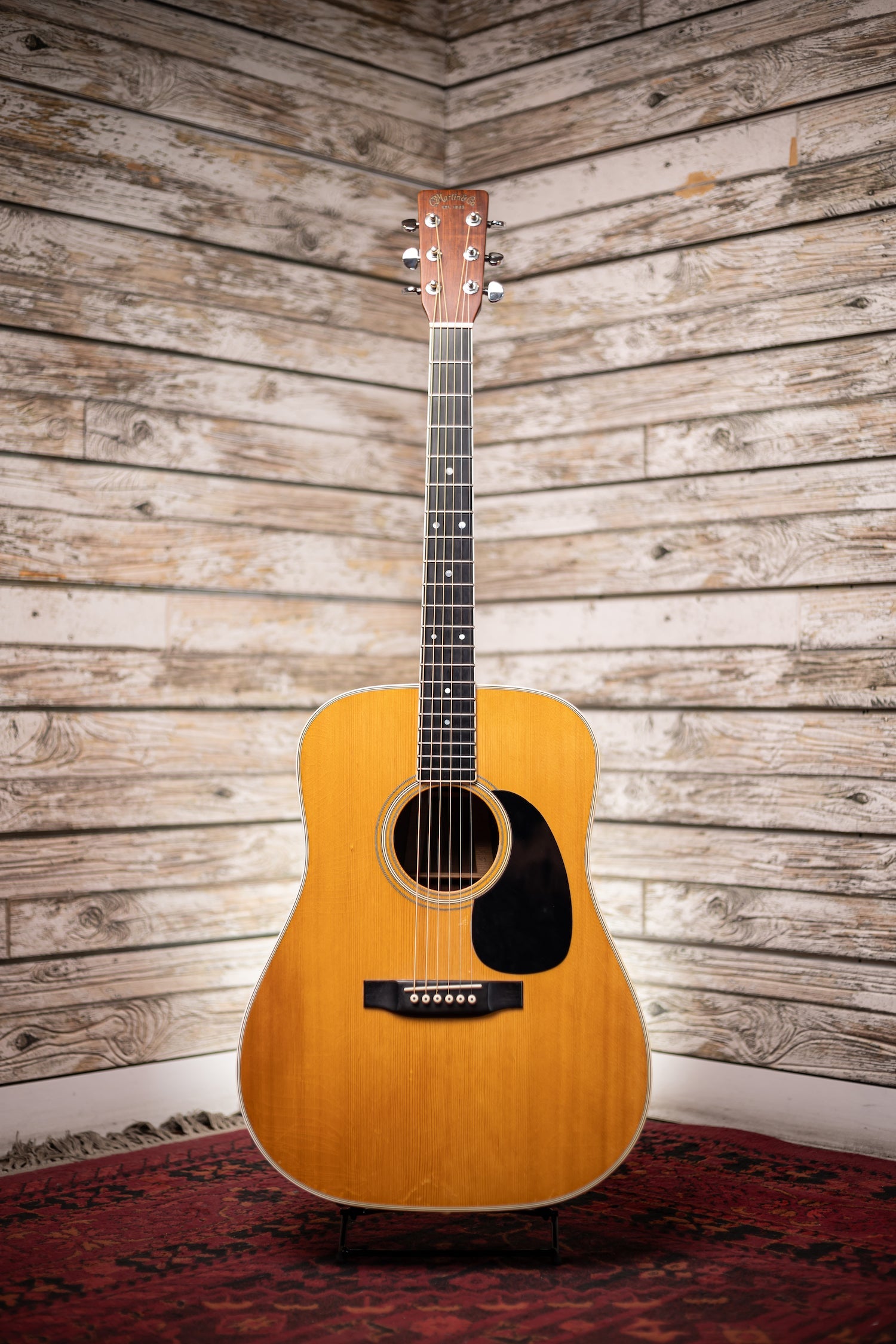 1969 Martin D-35 Brazilian Rosewood Fretboard Acoustic Guitar - Natural