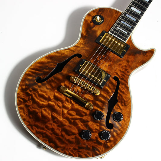 1995 Gibson Custom Shop Les Paul Bantam Elite Plus Florentine ROOTBEER QUILT -- ES 335 Semi Hollow