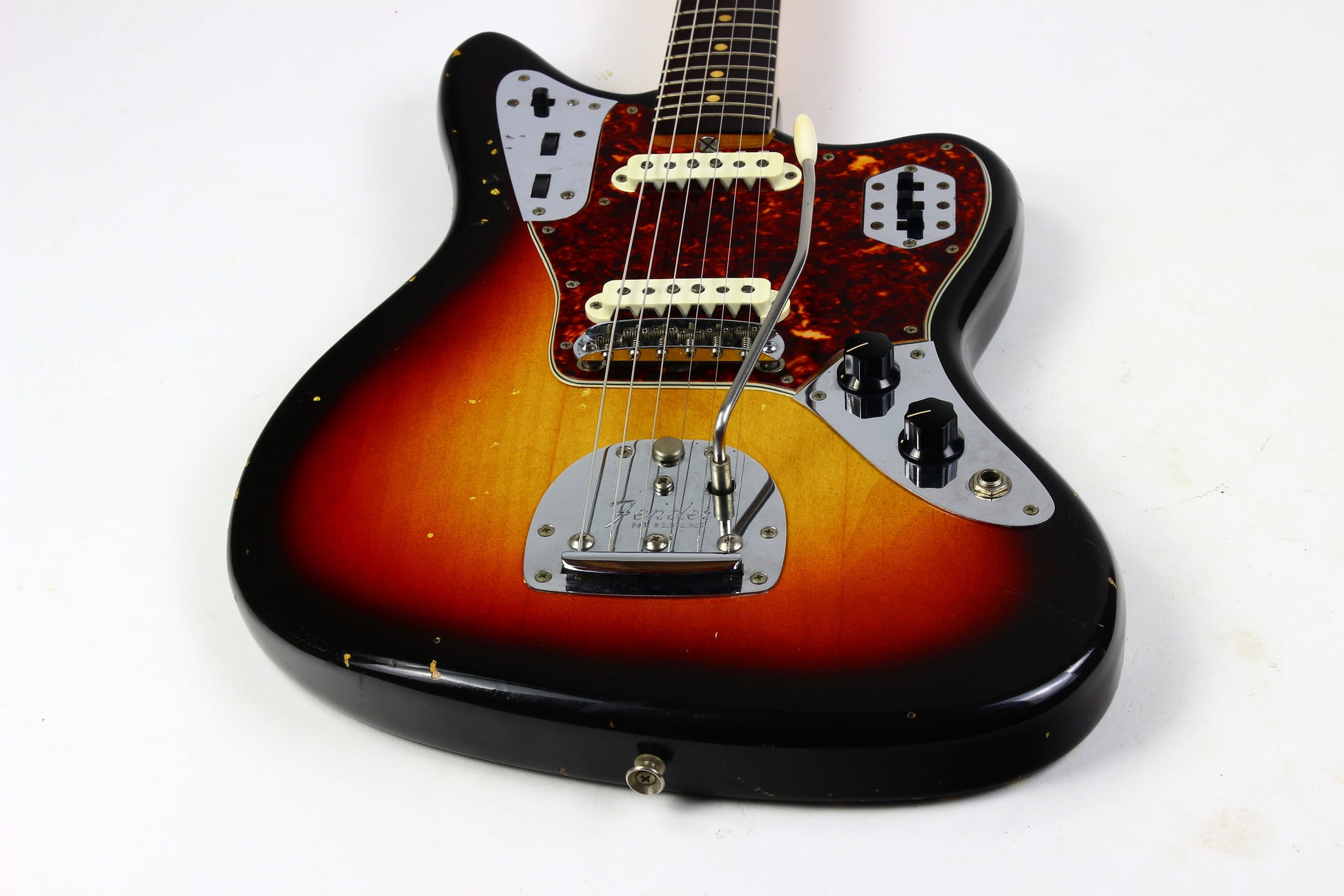 1963 Fender Jaguar Sunburst w Original Case | Pre-CBS Offset CLEAN Vintage Guitar