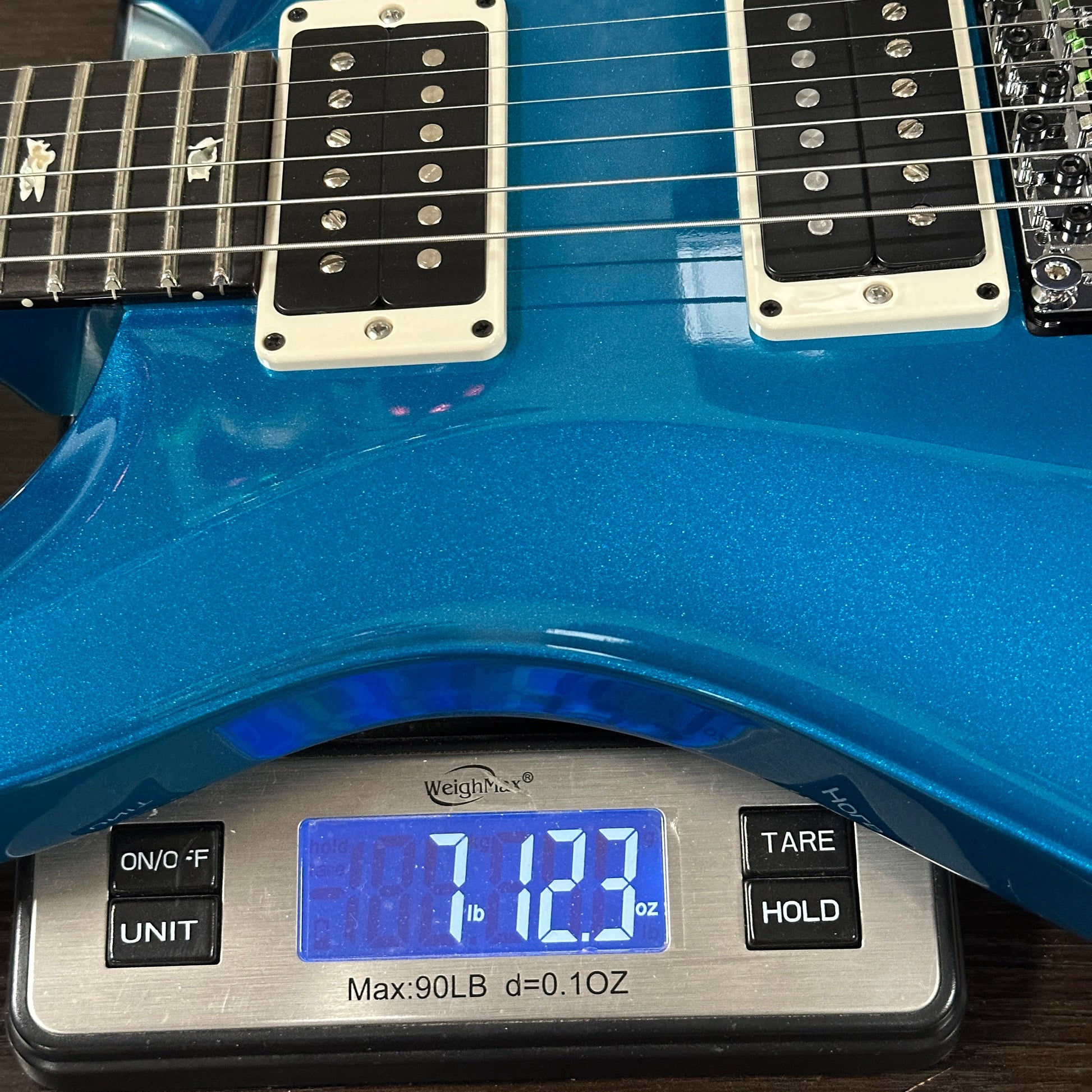 PRS Custom 24 "Floyd" Sprayer's Choice Blue Metallic Gloss w/case 0414658