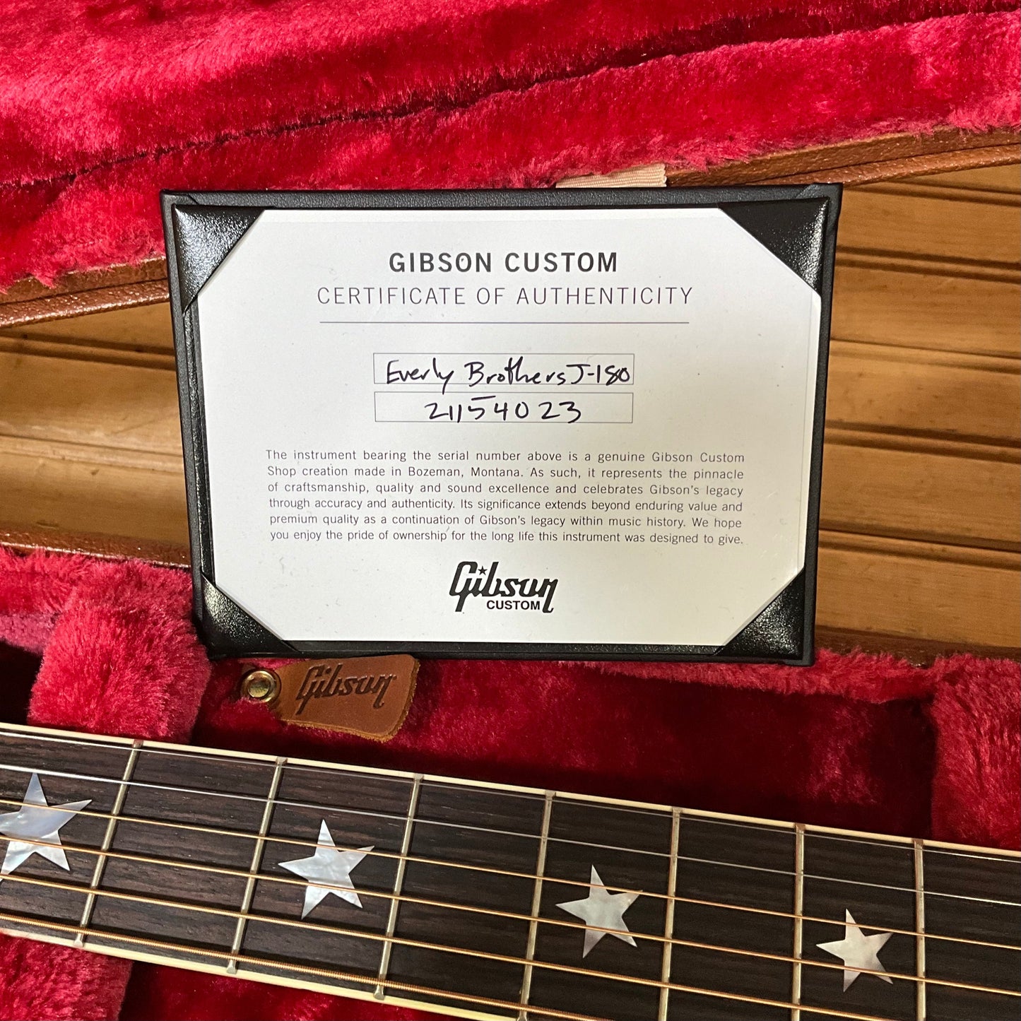 Gibson Everly Brothers J-180 Acoustic Guitar - Ebony