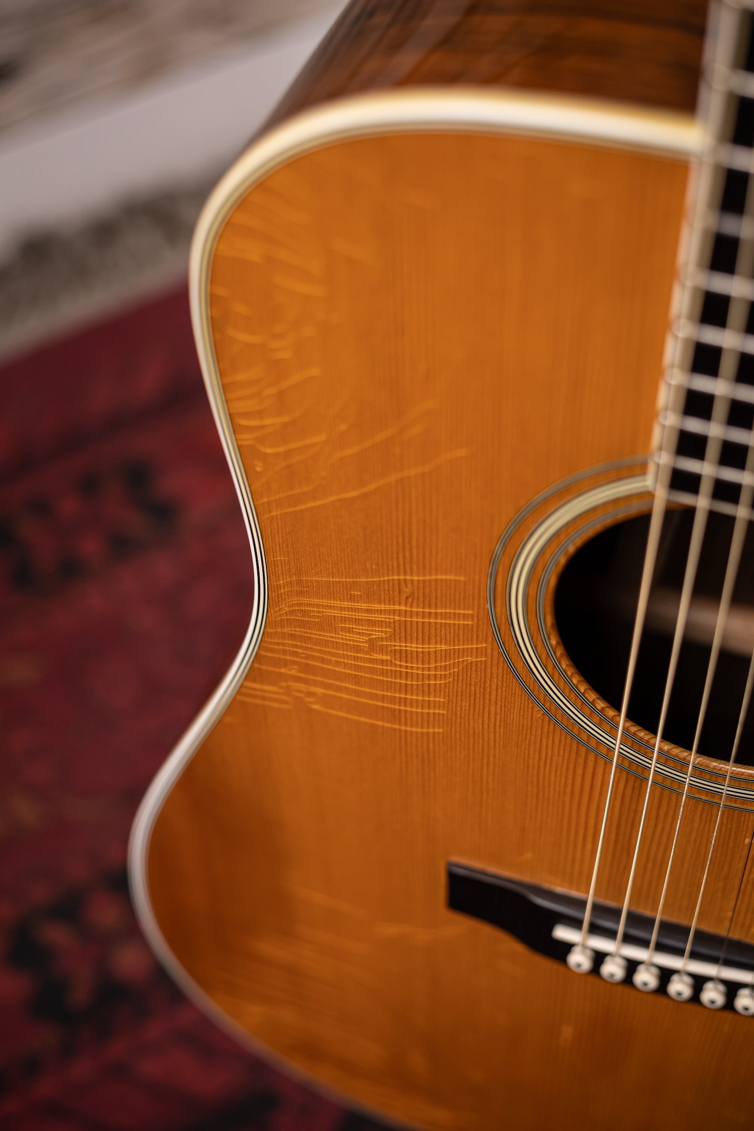 1969 Martin D-35 Brazilian Rosewood Fretboard Acoustic Guitar - Natural