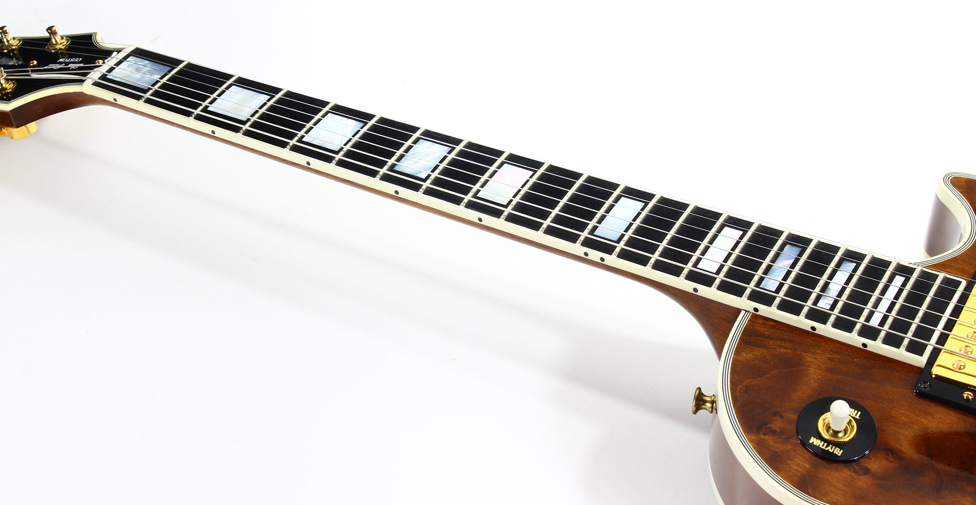 1995 Gibson Custom Shop Les Paul Bantam Elite Plus Florentine ROOTBEER QUILT -- ES 335 Semi Hollow