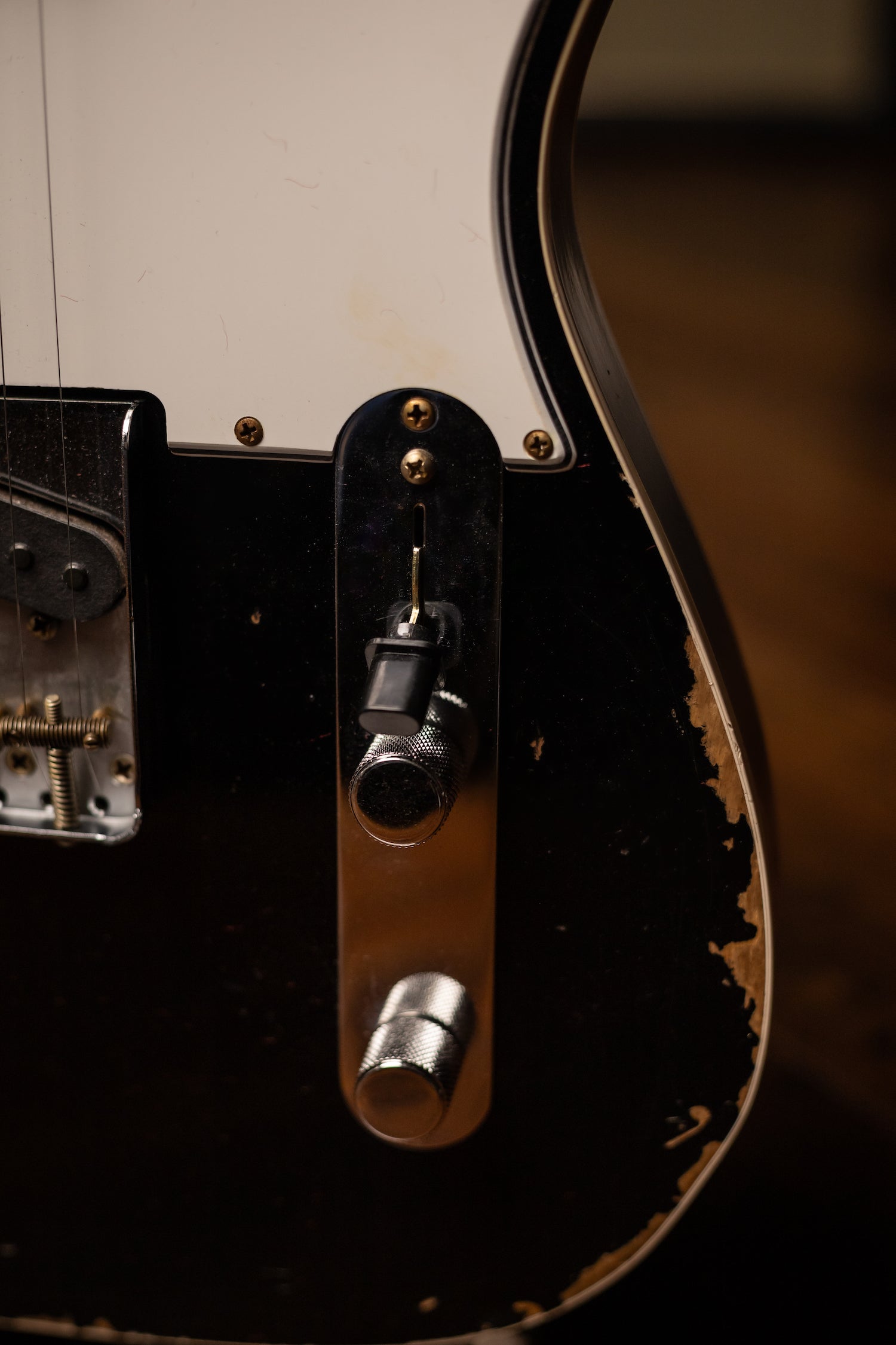 Fender Custom Shop 1960 Telecaster Custom Electric Guitar - Heavy Relic Aged Black