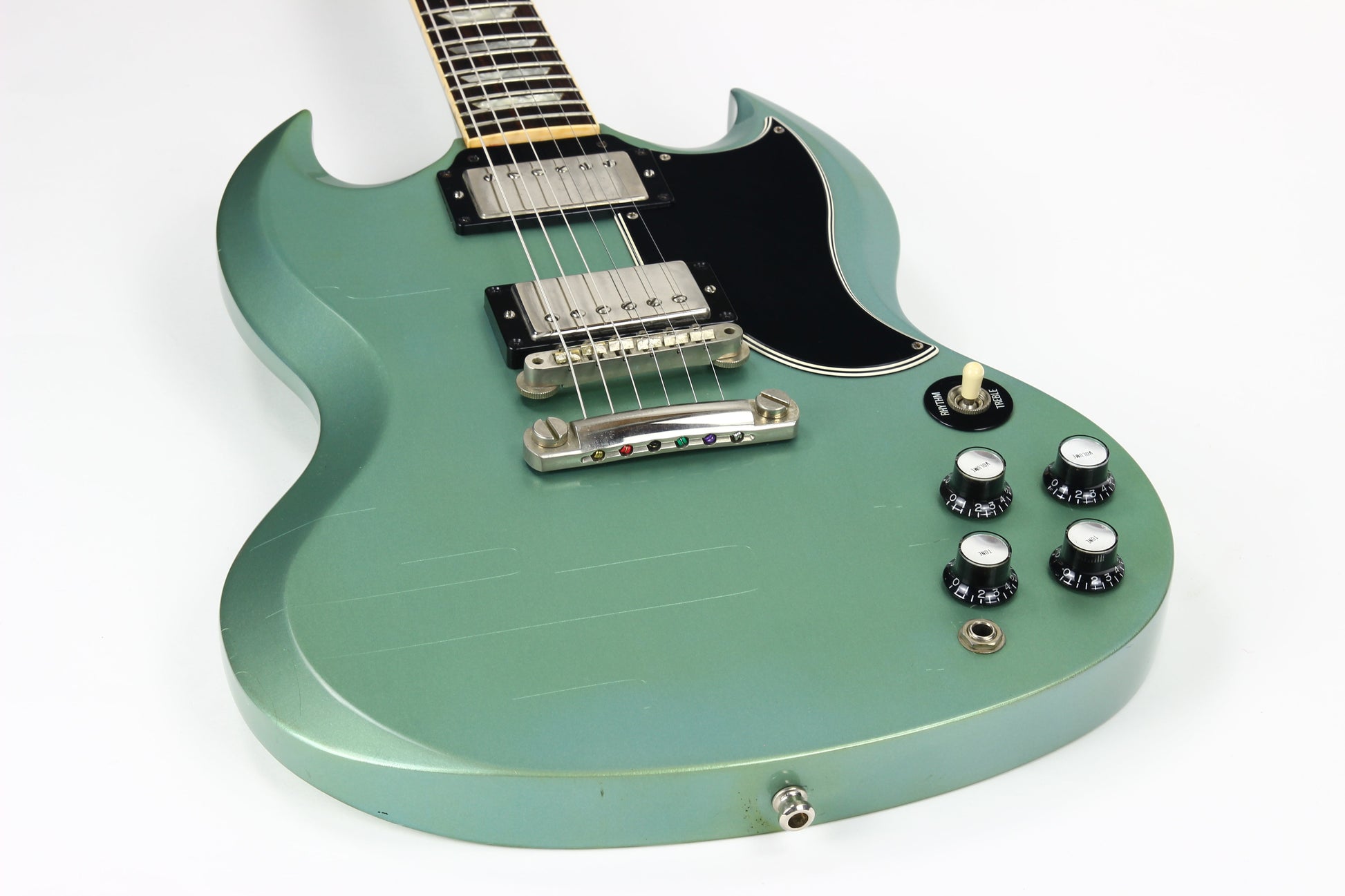 1997 Gibson Custom Shop '61 SG Standard Faded Pelham Blue Reissue 1961 | Les Paul Historic, VERY RARE!