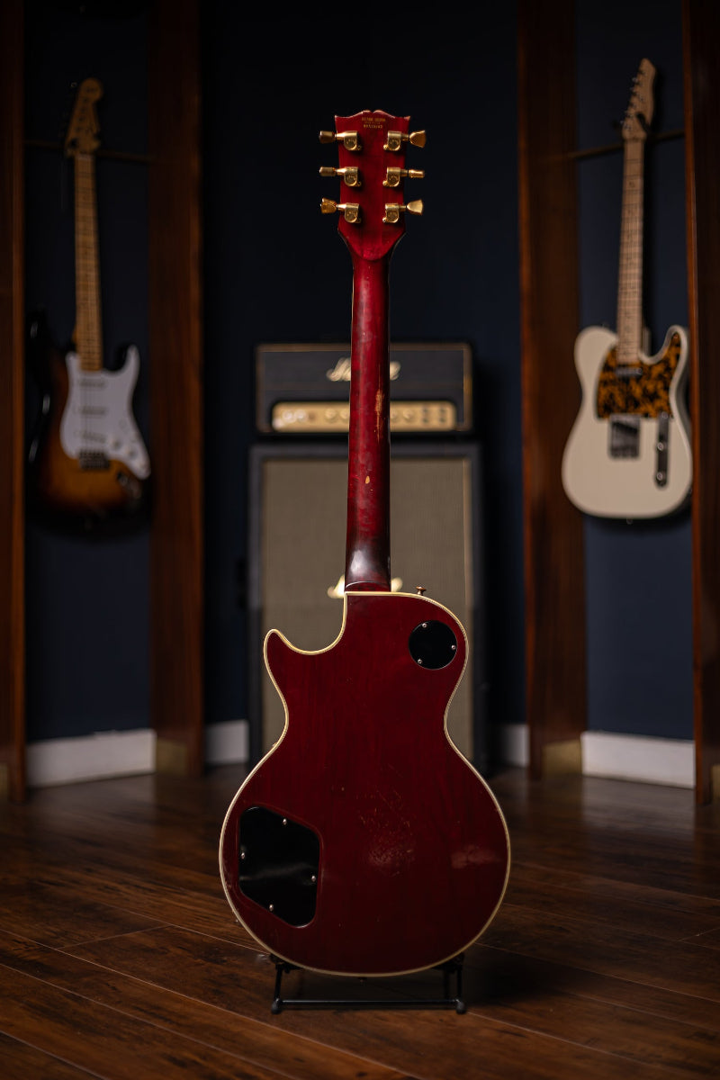 1976 Gibson Les Paul Custom Electric Guitar - Wine Red