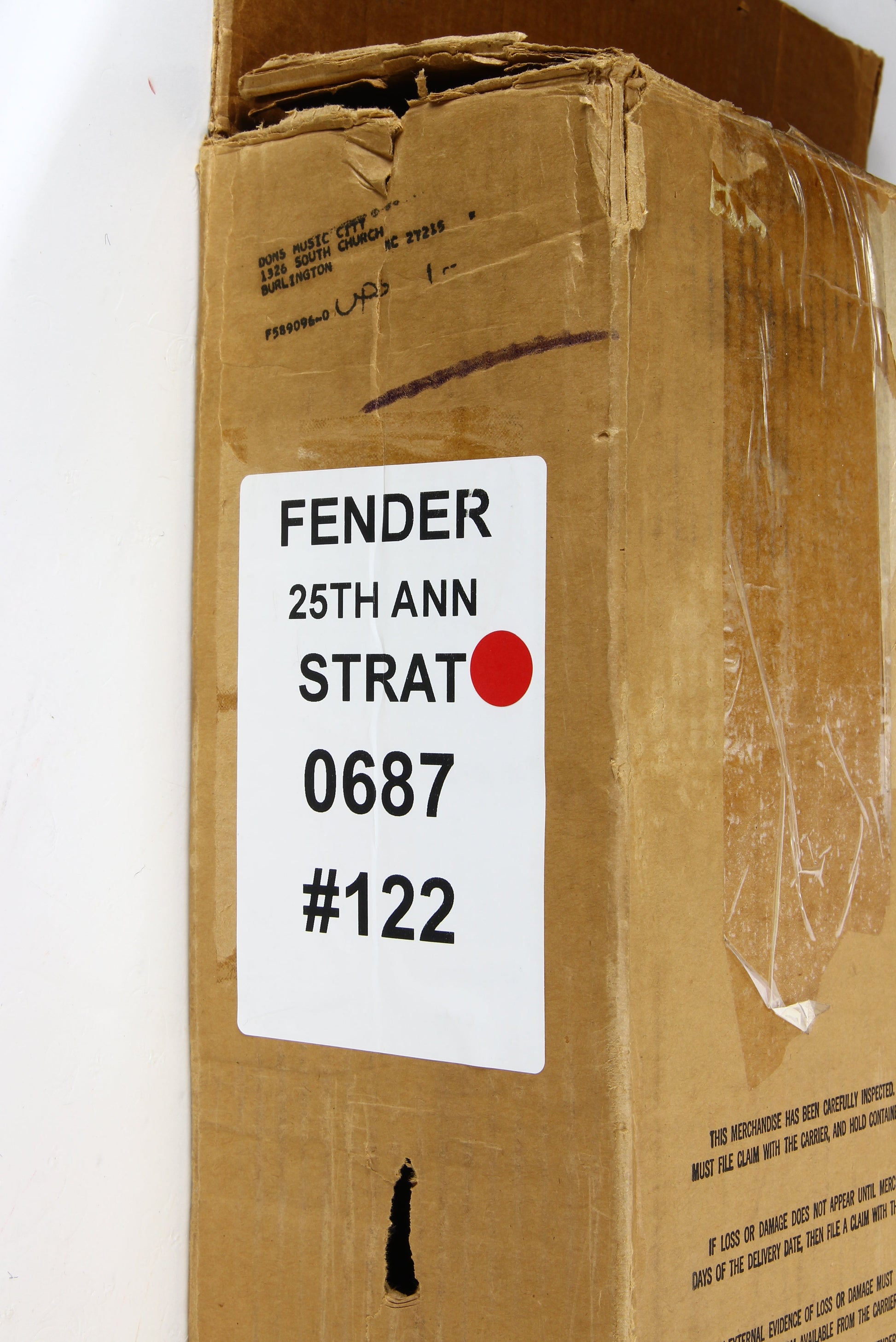 NOS! 1979 Fender 25th Silver Anniversary Stratocaster in WHITE PEARLESCENT! Original BOX, Paperwork etc!