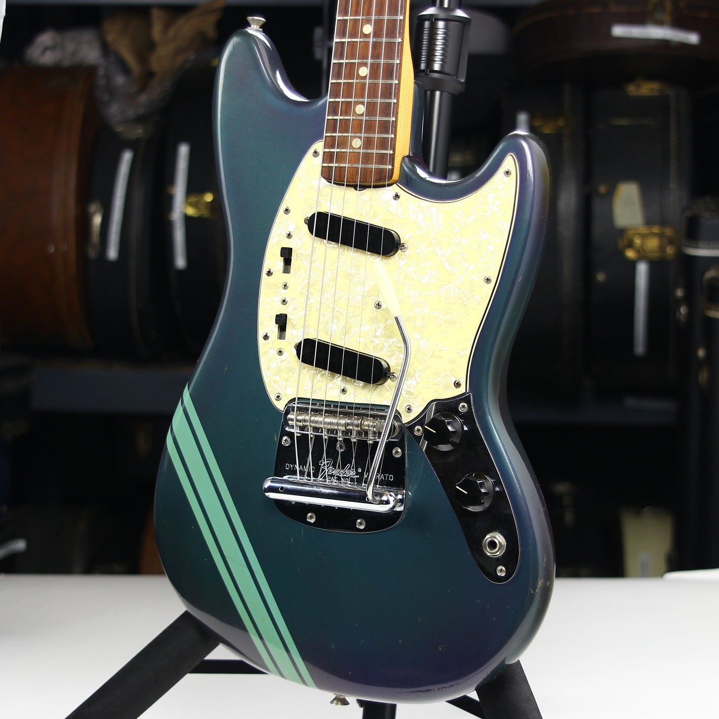 Early 1969 Fender Competition Blue Mustang Burgundy | Kurt Cobain! Nirvana guitar