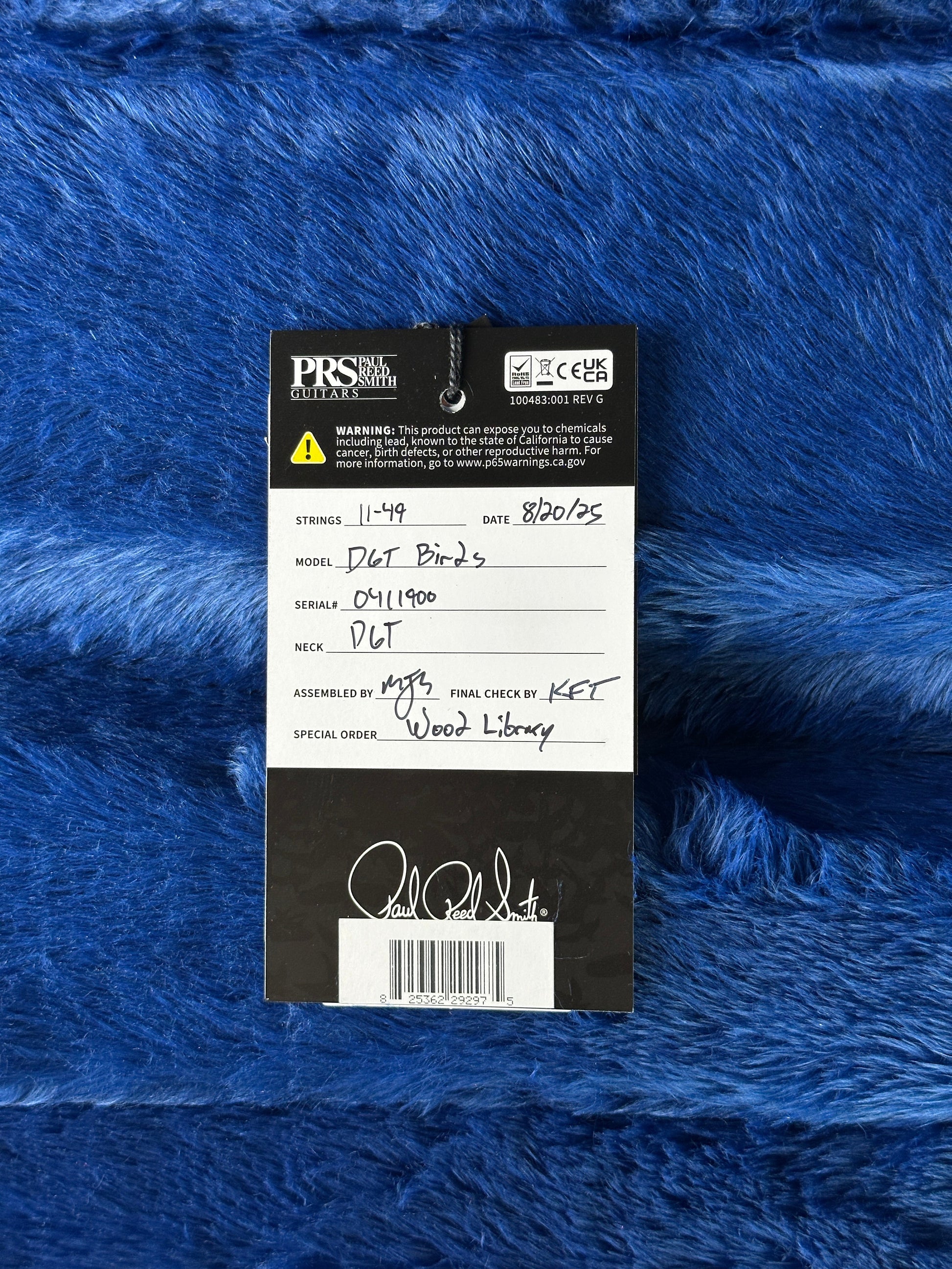 PRS Wood Library DGT Eriza Verde Quilt 10 Top Braz w/case 0411900