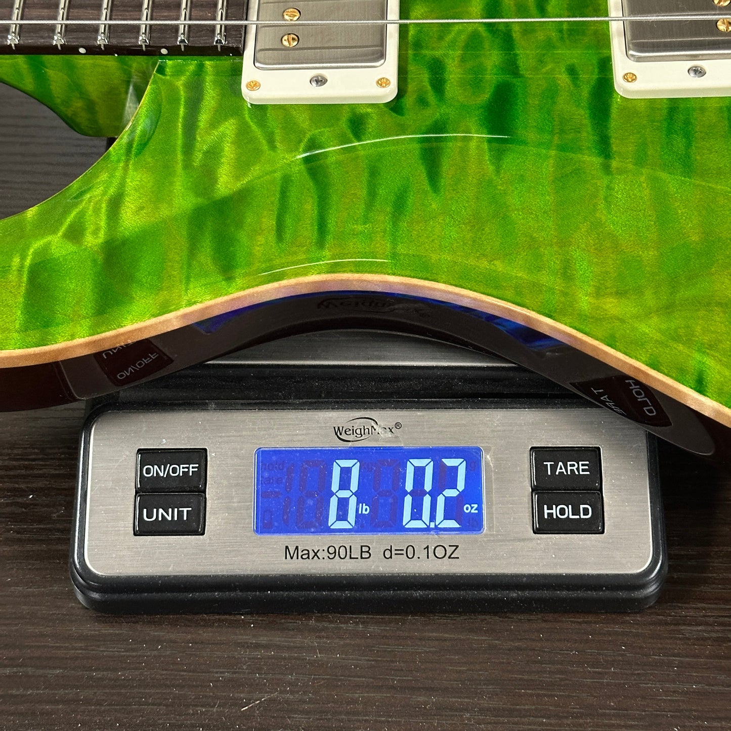 PRS Wood Library DGT Eriza Verde Quilt 10 Top Braz w/case 0411900