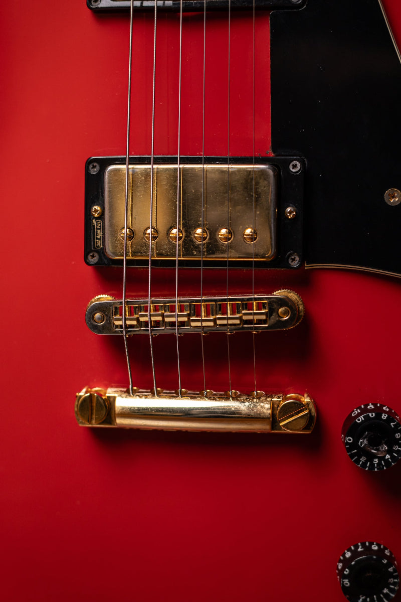 1985 Gibson Les Paul Custom Electric Guitar - Ferrari Red