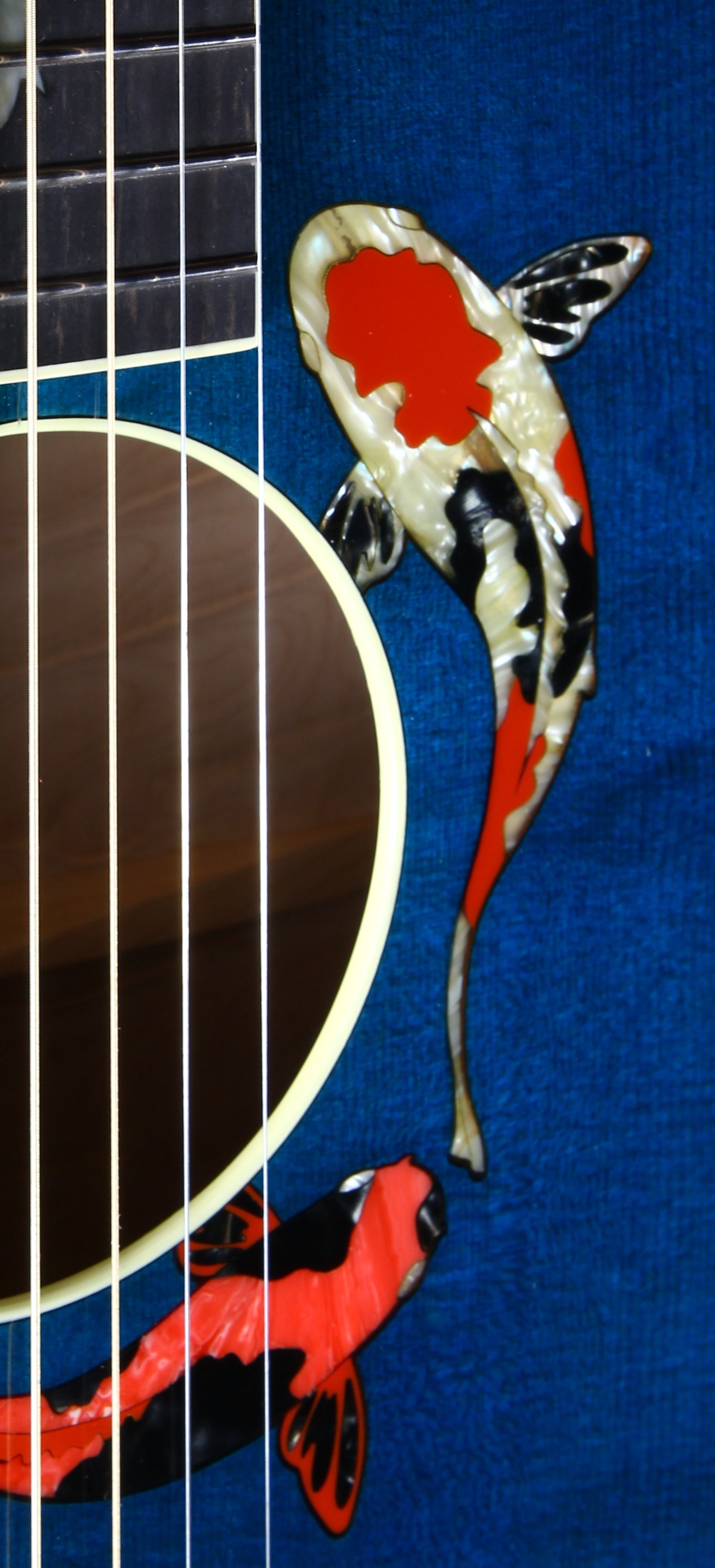 2000 TAYLOR SWIFT KOI Fish Living Jewels Aqua Blue GSLJ Dreadnought Acoustic Guitar Bearclaw Quilt - UNPLAYED!!!