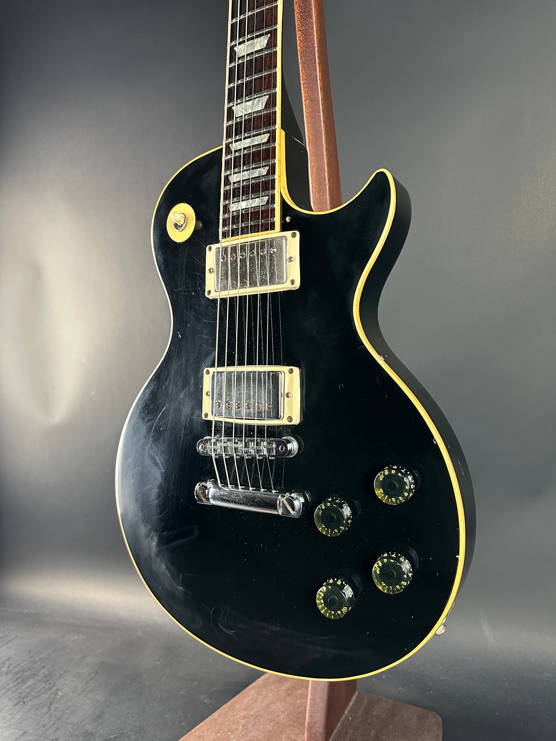 Vintage 1978 Gibson Les Paul Standard Ebony w/case TSU23862