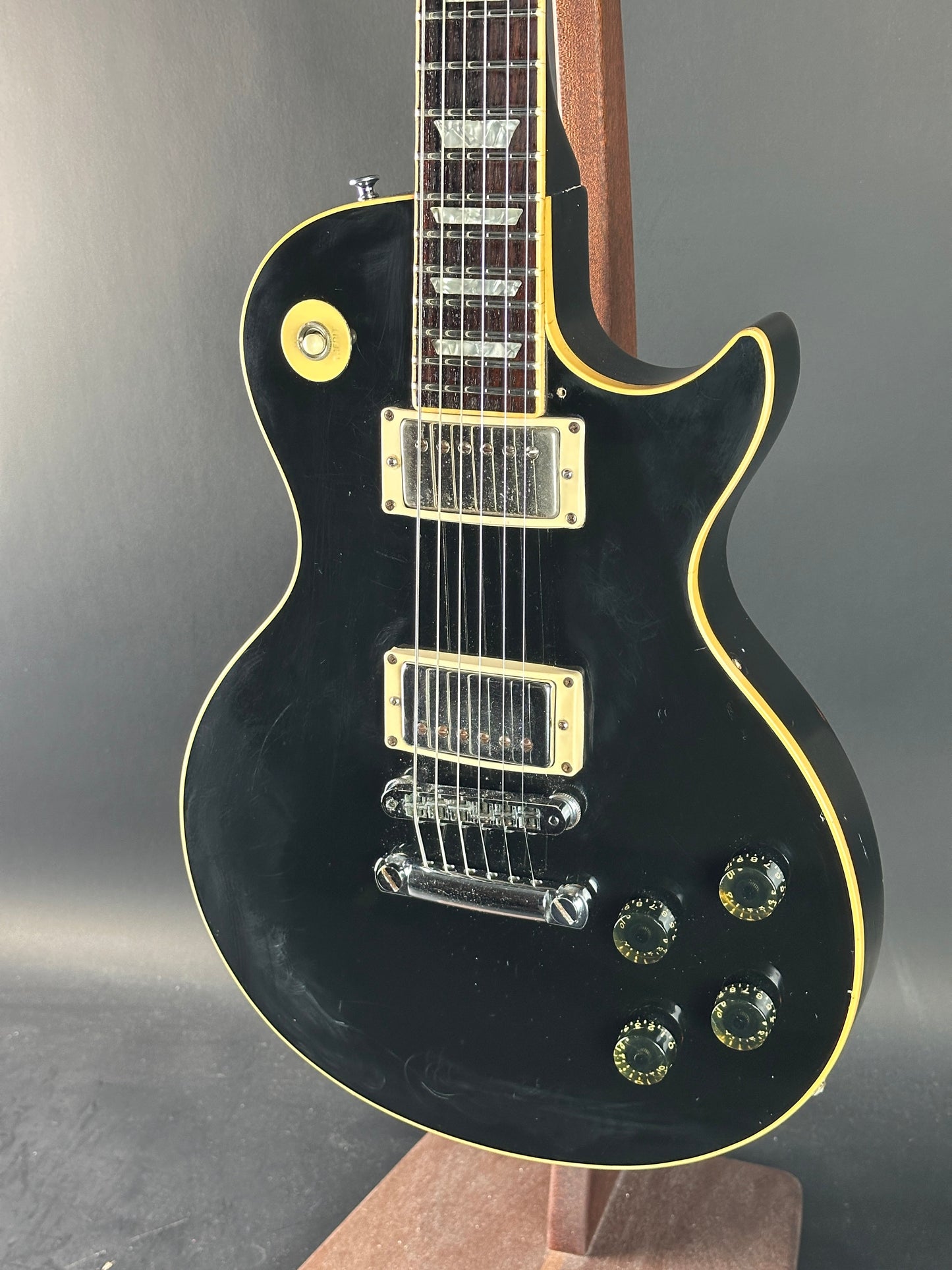 Vintage 1978 Gibson Les Paul Standard Ebony w/case TSU23862