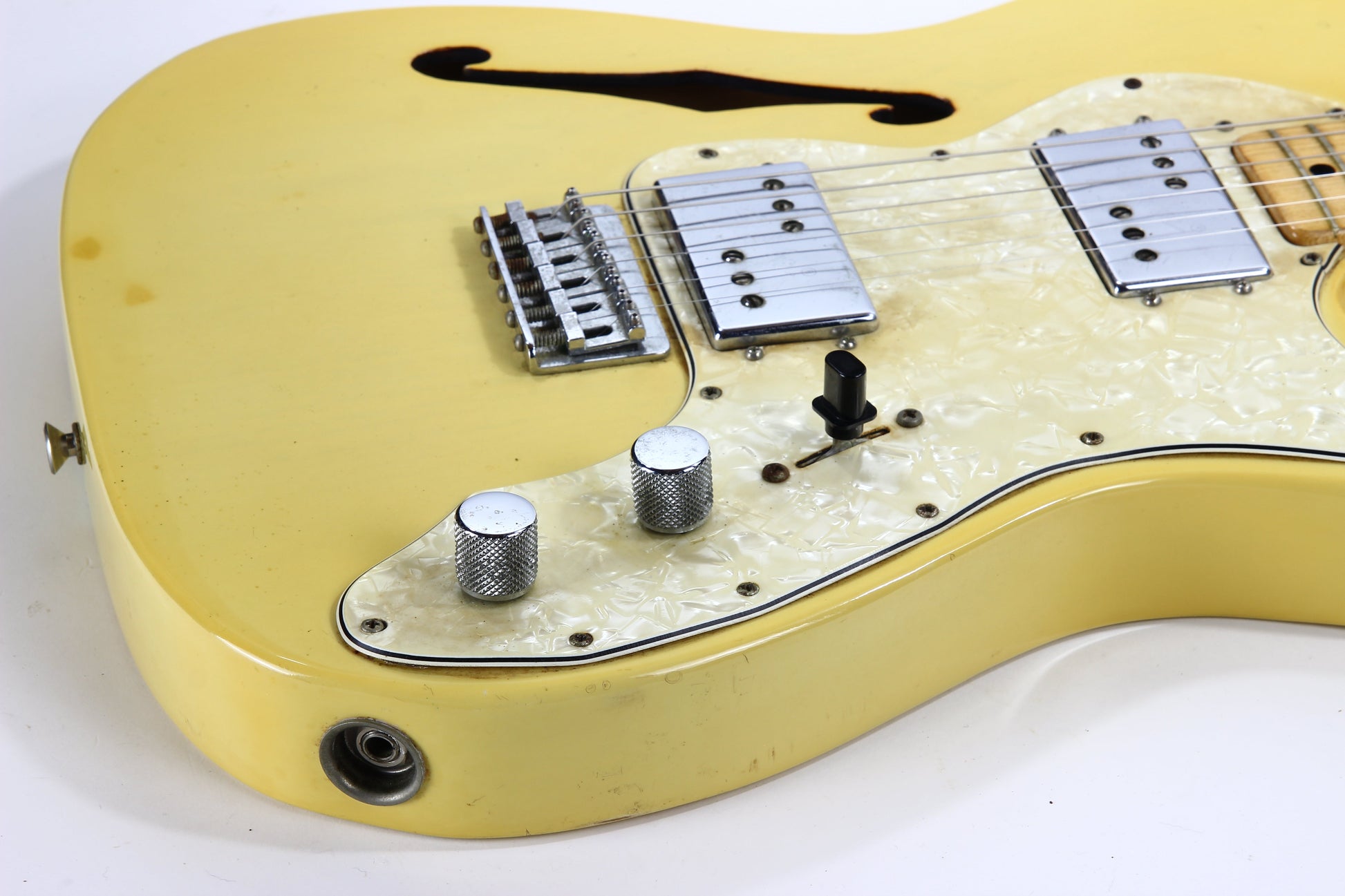 RARE 1972 Fender Telecaster Thinline See Through Blonde Finish - Series II 1970's Tele, Deluxe, Custom, Wide-Range Humbuckers!