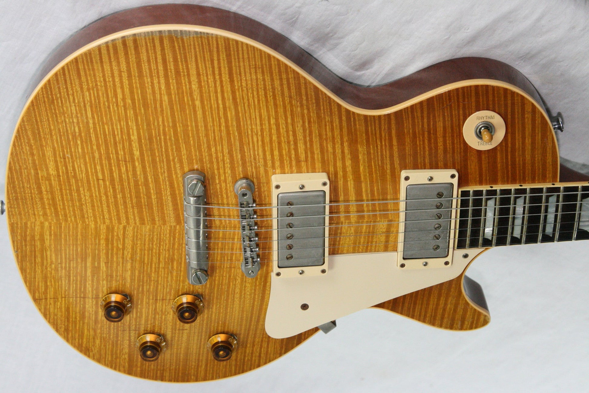1959 Gibson HISTORIC MAKEOVERS Les Paul Reissue! BRAZILIAN ROSEWOOD Board! 2000 LP HM R9 59 Burst