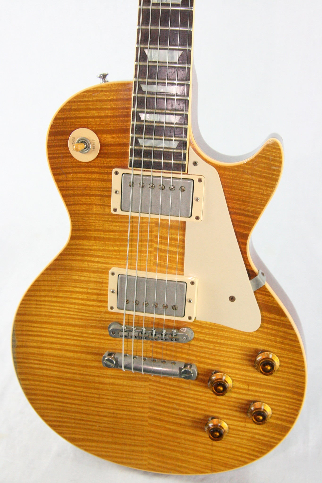 1959 Gibson HISTORIC MAKEOVERS Les Paul Reissue! BRAZILIAN ROSEWOOD Board! 2000 LP HM R9 59 Burst