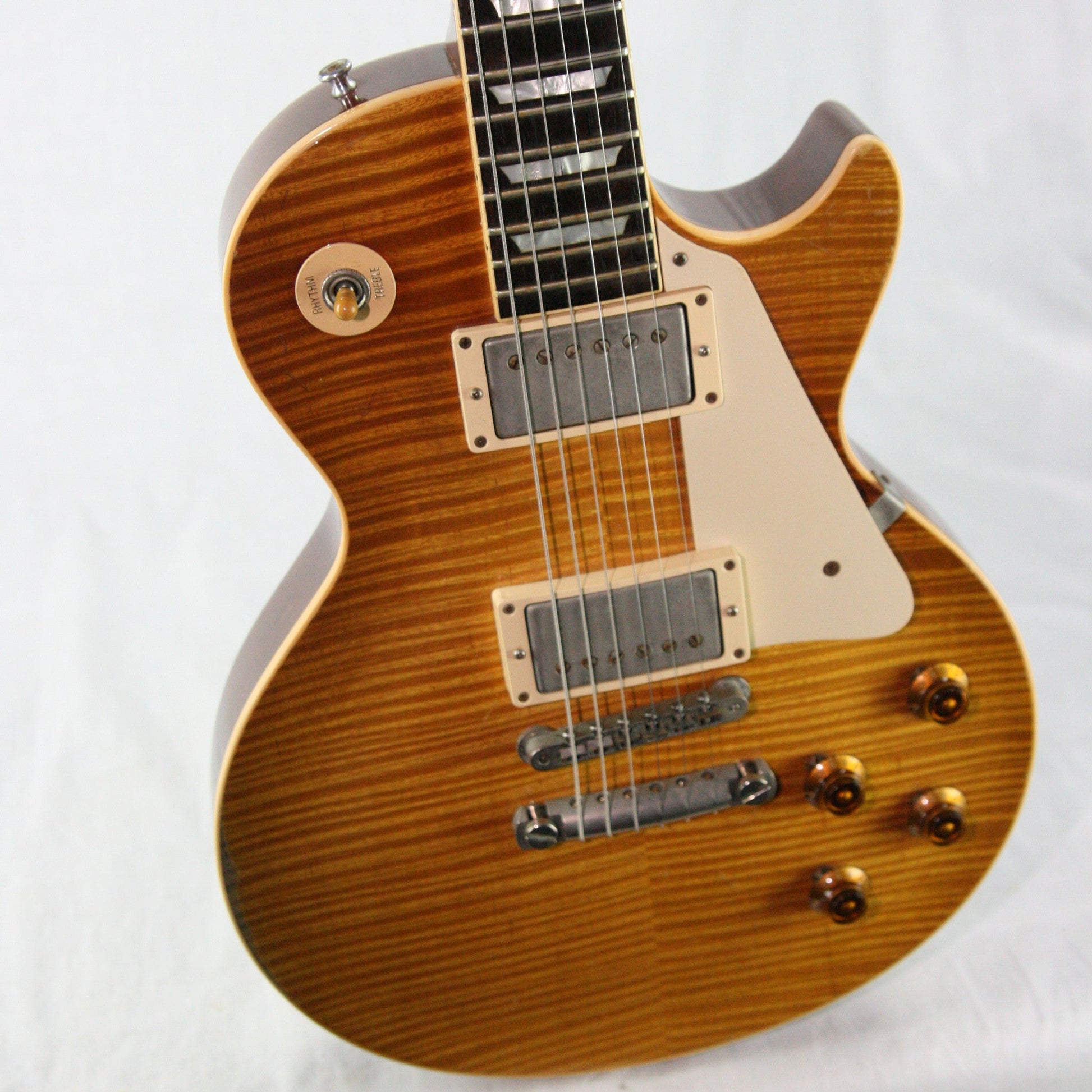 1959 Gibson HISTORIC MAKEOVERS Les Paul Reissue! BRAZILIAN ROSEWOOD Board! 2000 LP HM R9 59 Burst