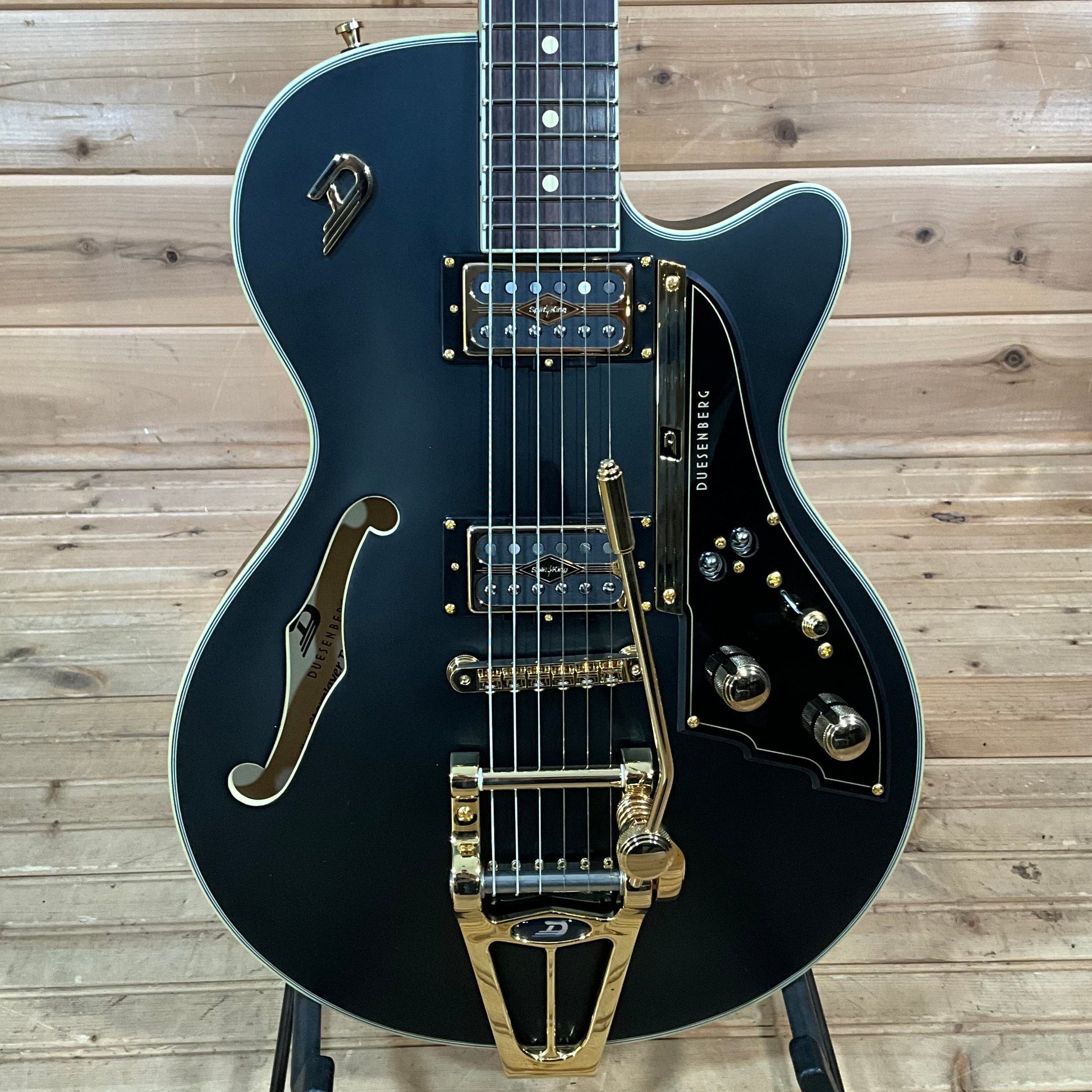 Duesenberg Starplayer TV Velvet Series Electric Guitar - Black Velvet