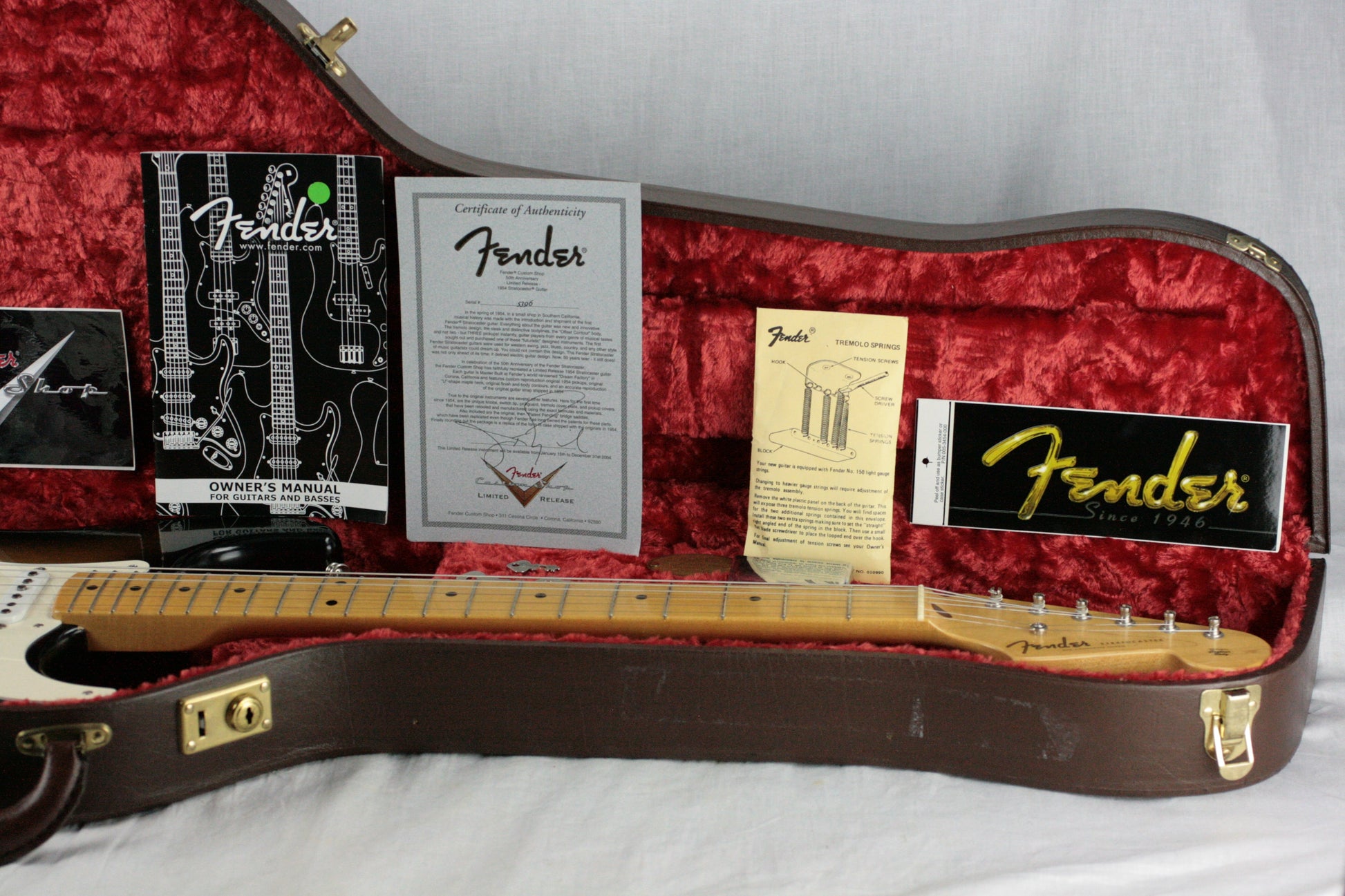 2004 Fender JOHN ENGLISH Masterbuilt '54 Stratocaster 50th Anniversary Custom Shop Strat 1954