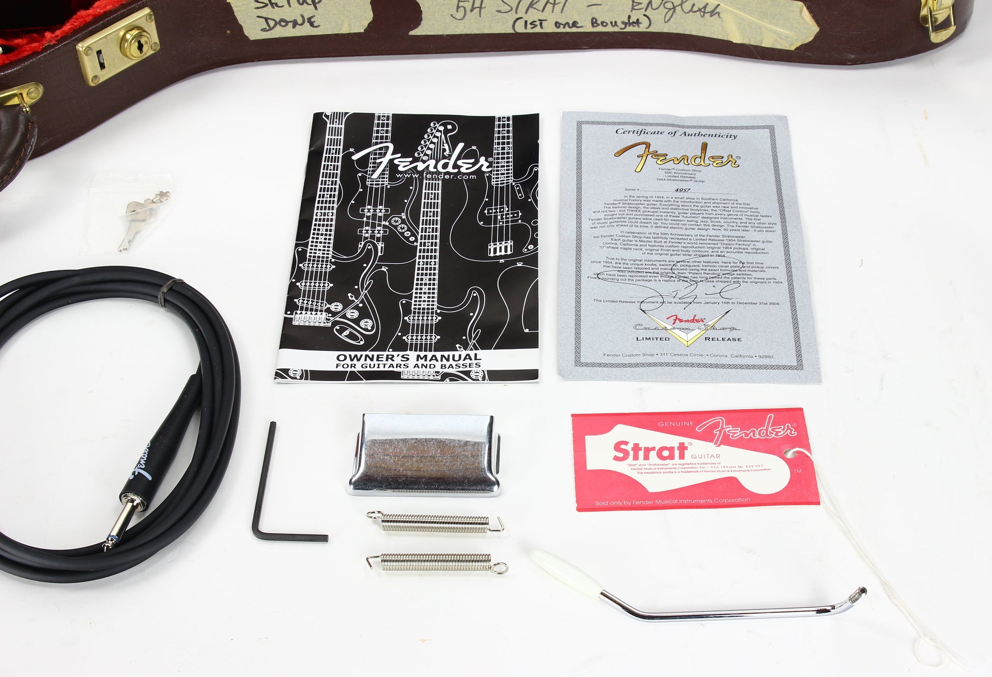 2004 Fender JOHN ENGLISH Masterbuilt '54 Stratocaster 50th Anniversary Custom Shop Strat 1954