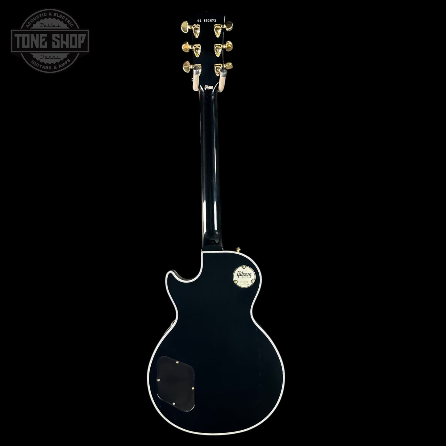 Gibson Custom Les Paul Custom w/ Ebony Fingerboard Gloss Ebony w/case CS502673