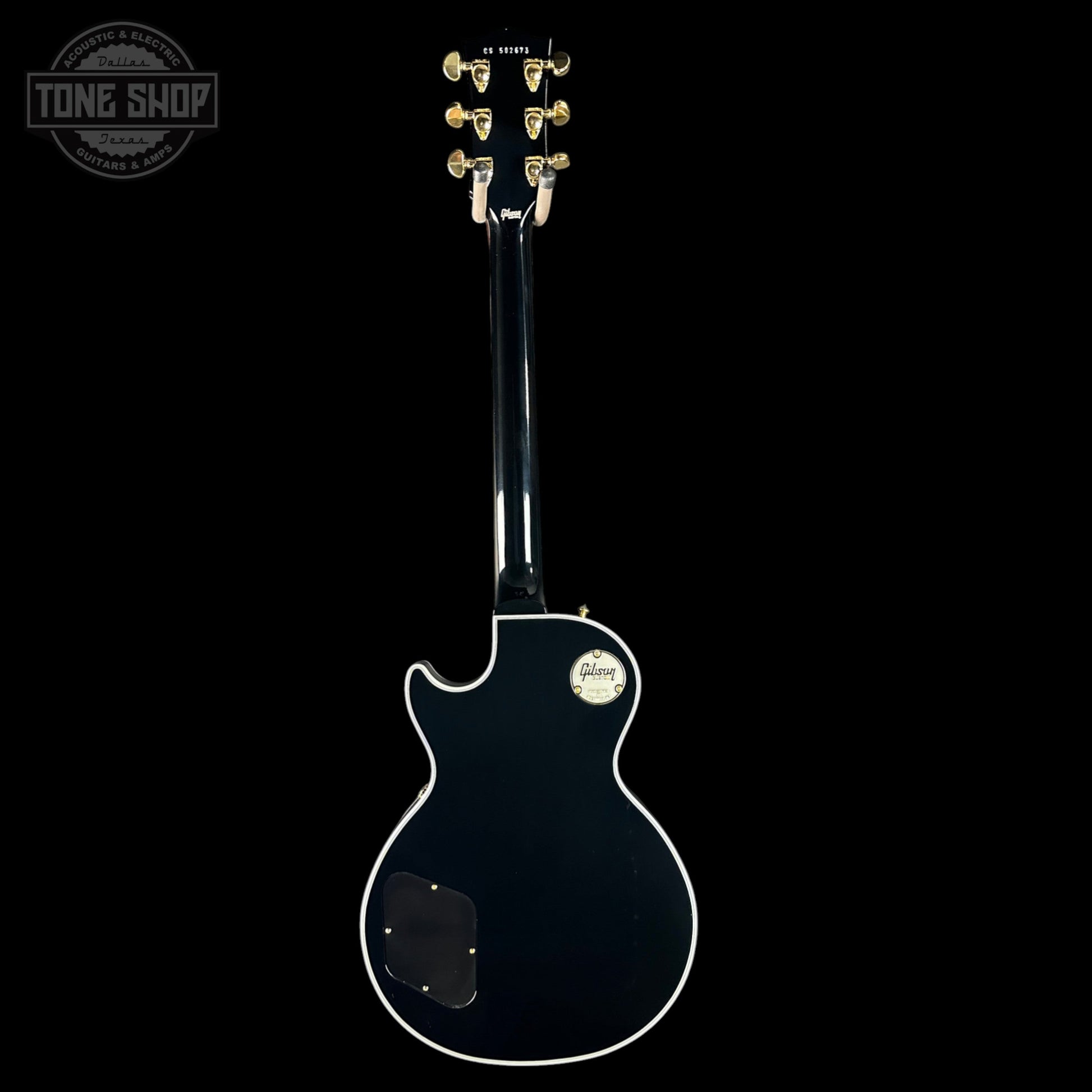 Gibson Custom Les Paul Custom w/ Ebony Fingerboard Gloss Ebony w/case CS502673