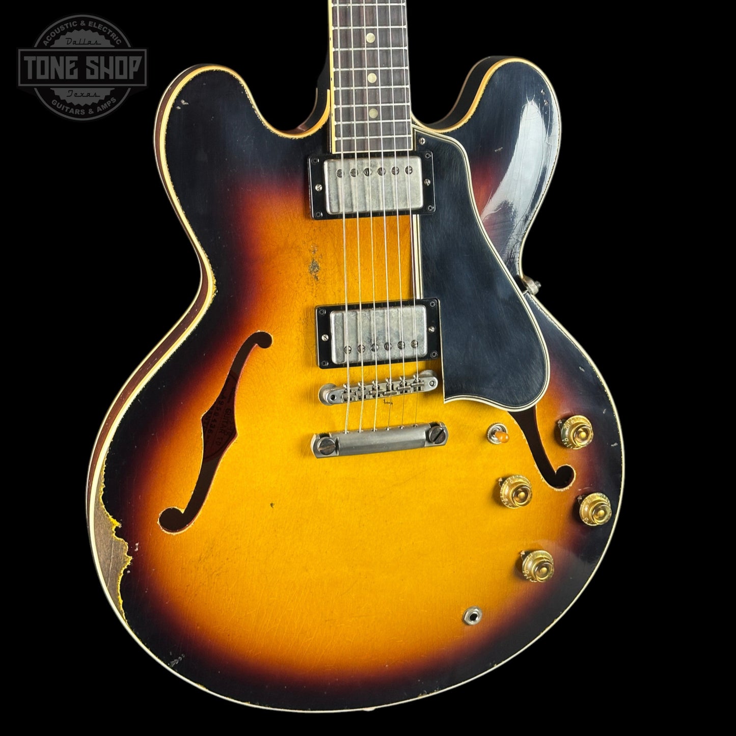 Gibson Custom 1959 ES-335 Reissue Ultra Heavy Aged Vintage Burst w/case A950436